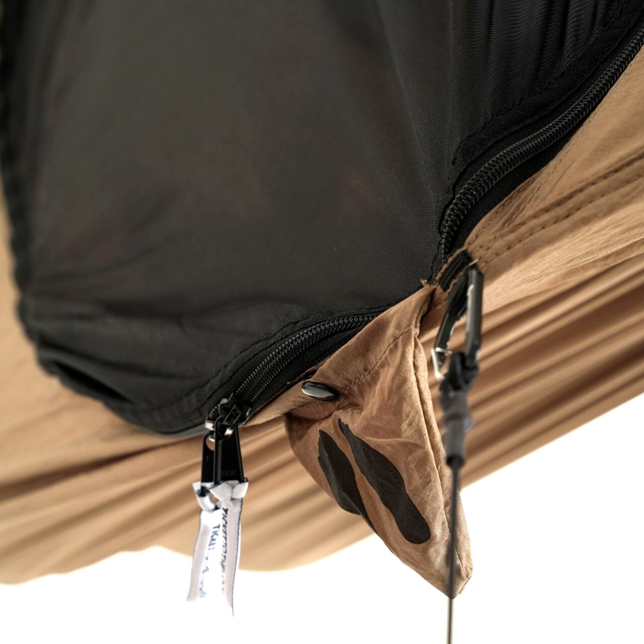 Ticket To The Moon Pro Hammock with mosquito net - Brown/Black