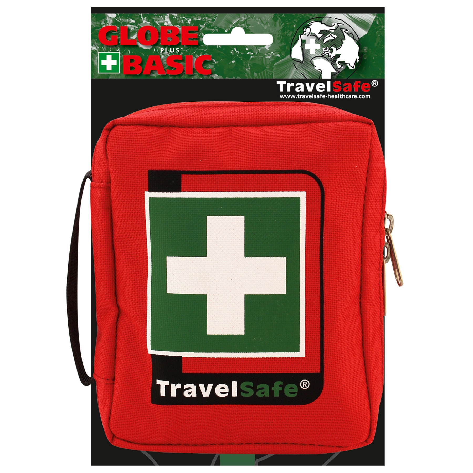 TravelSafe Globe Basic Bag First Aid Kit - Red