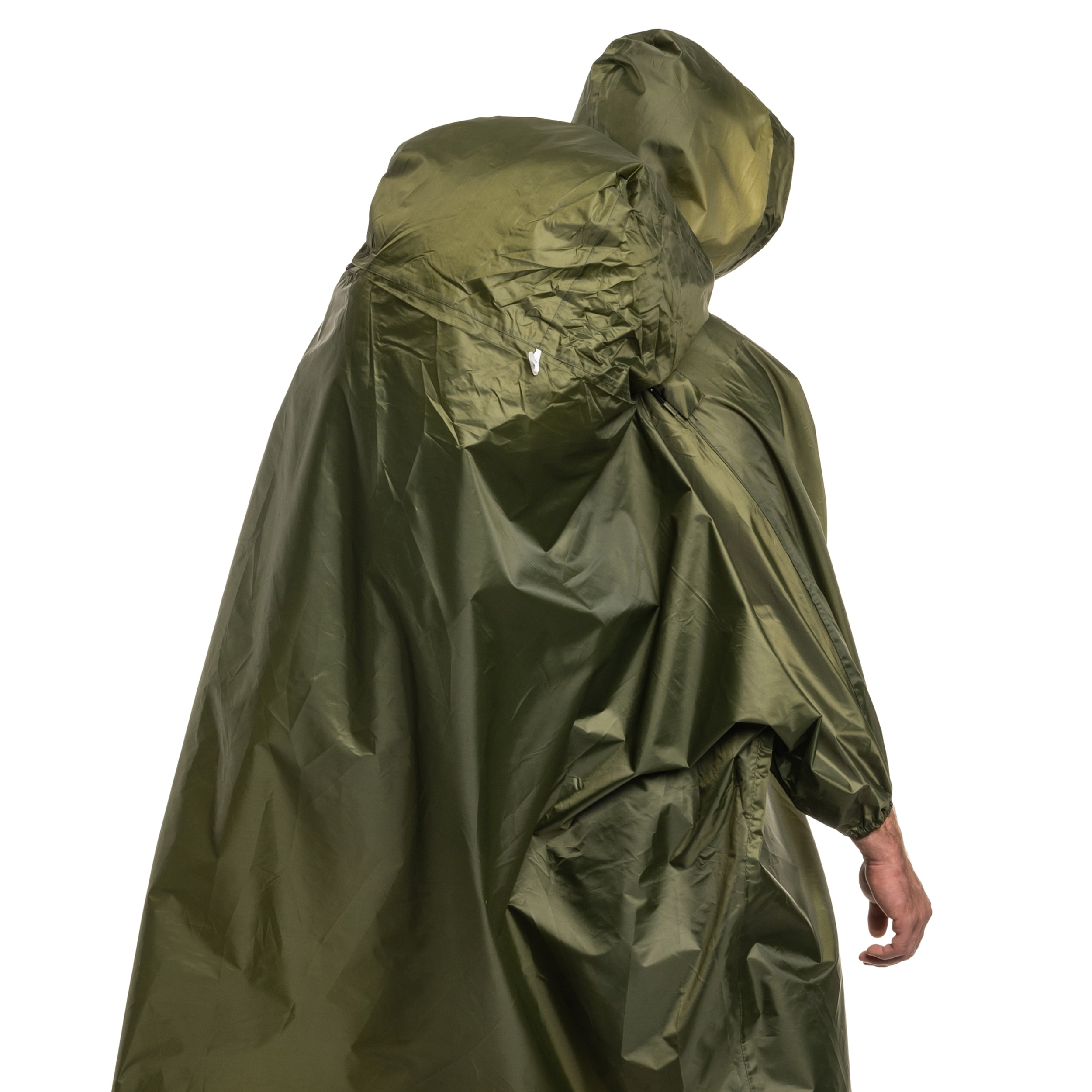 TravelSafe Zipper Extension Poncho - Olive