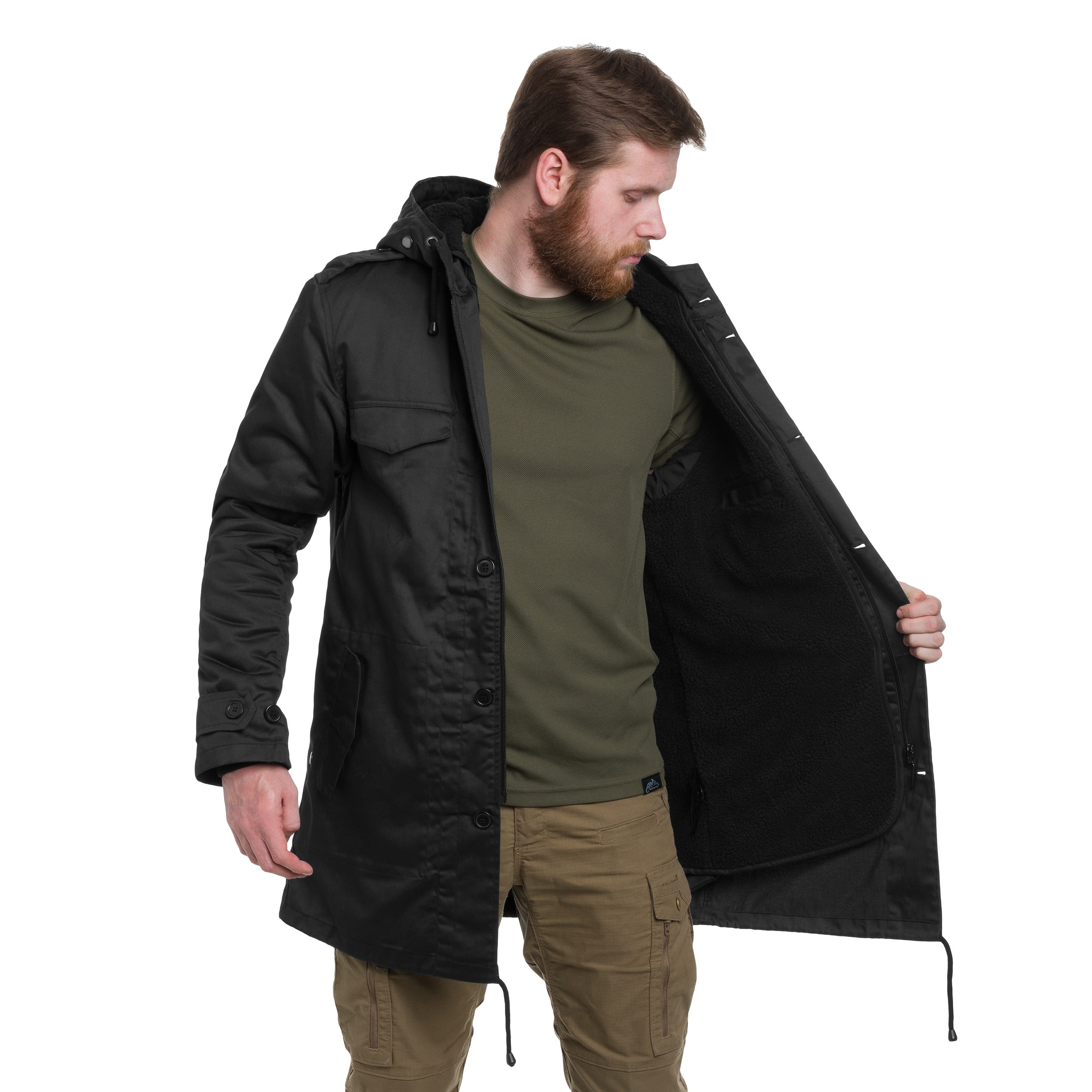 Brandit BW Parka Forest Jacket - Black