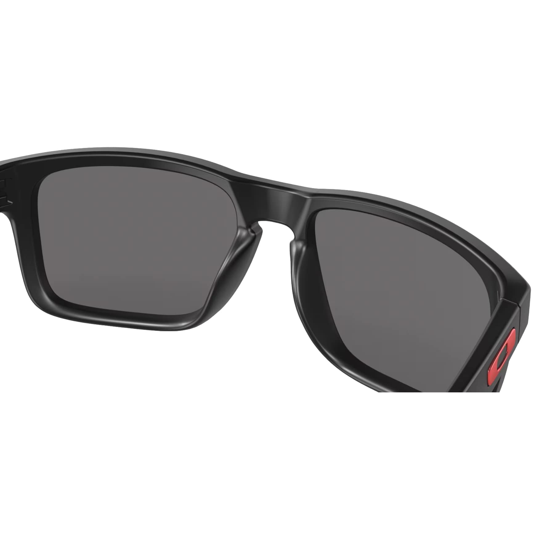 Oakley Holbrook sunglasses - Matte Black/Red Iridium Lenses