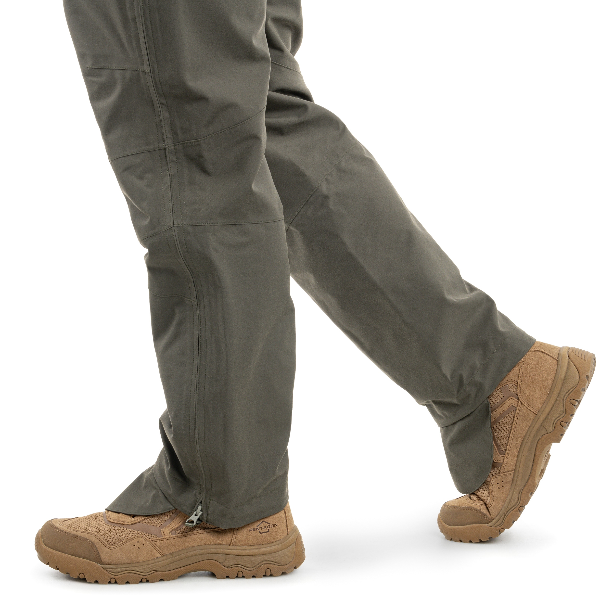 UF PRO Monsoon XT Tactical Waterproof Rain Trousers - Brown Grey
