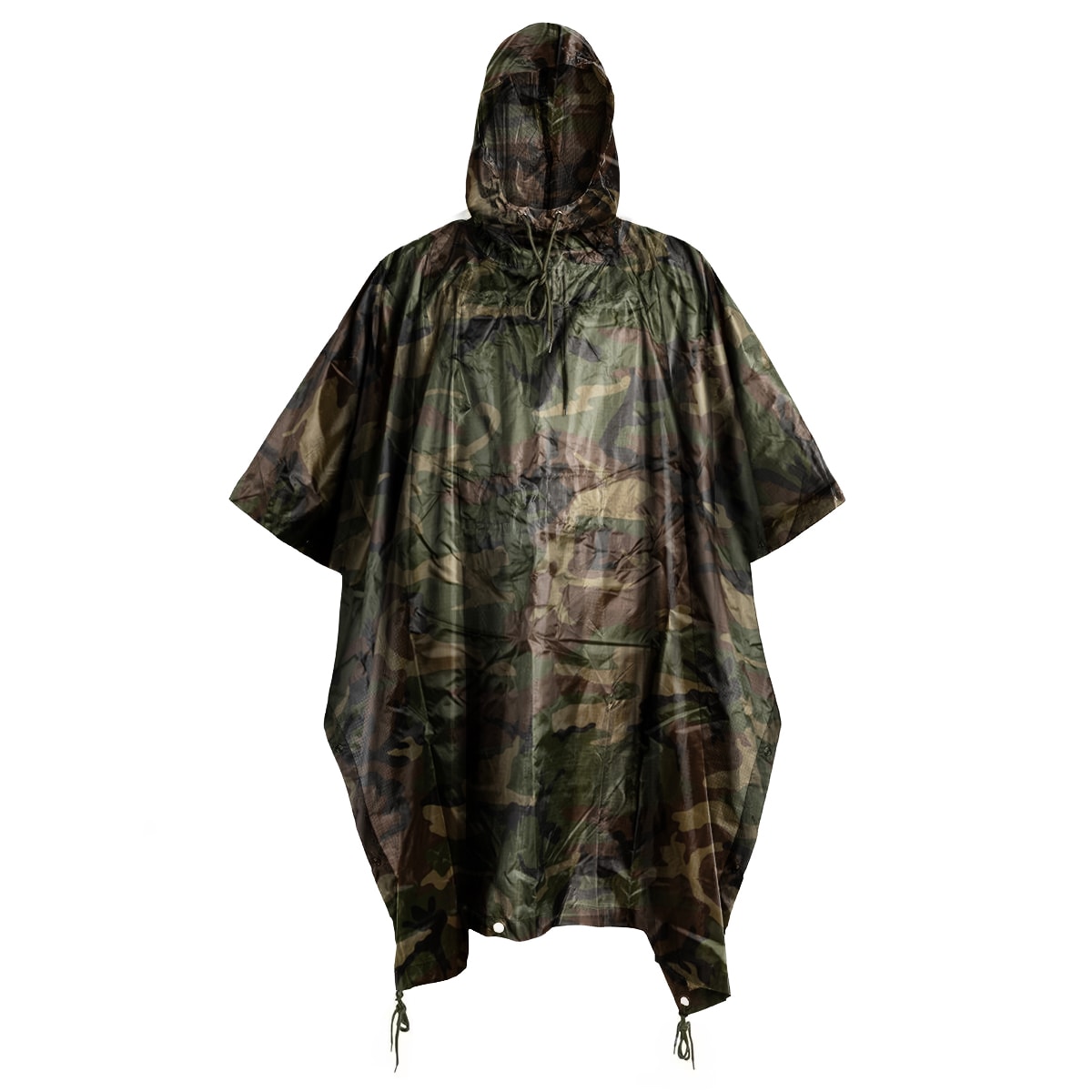 MFH Ripstop poncho - Woodland 