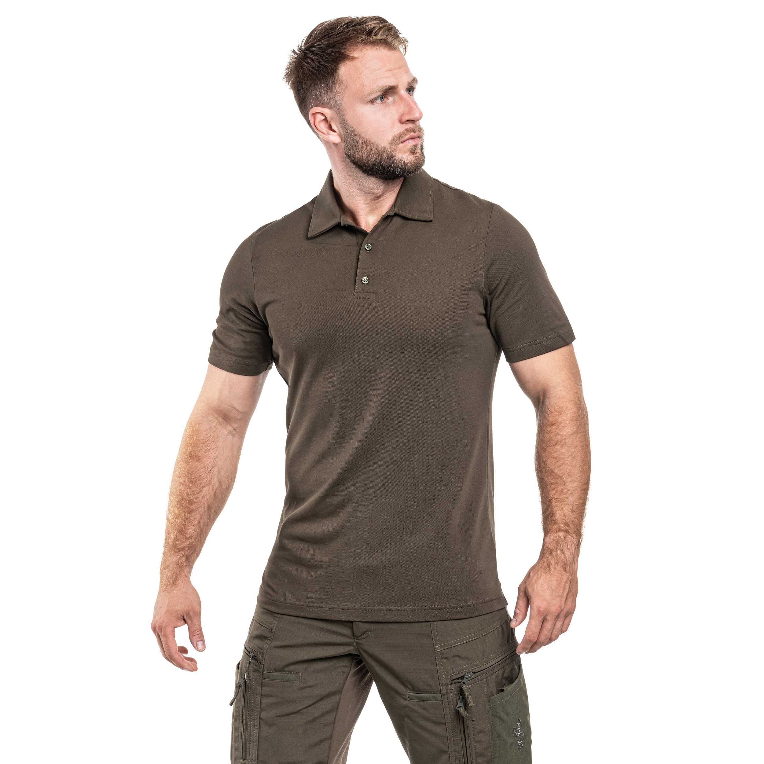 UF PRO Urban Polo - Brown Grey