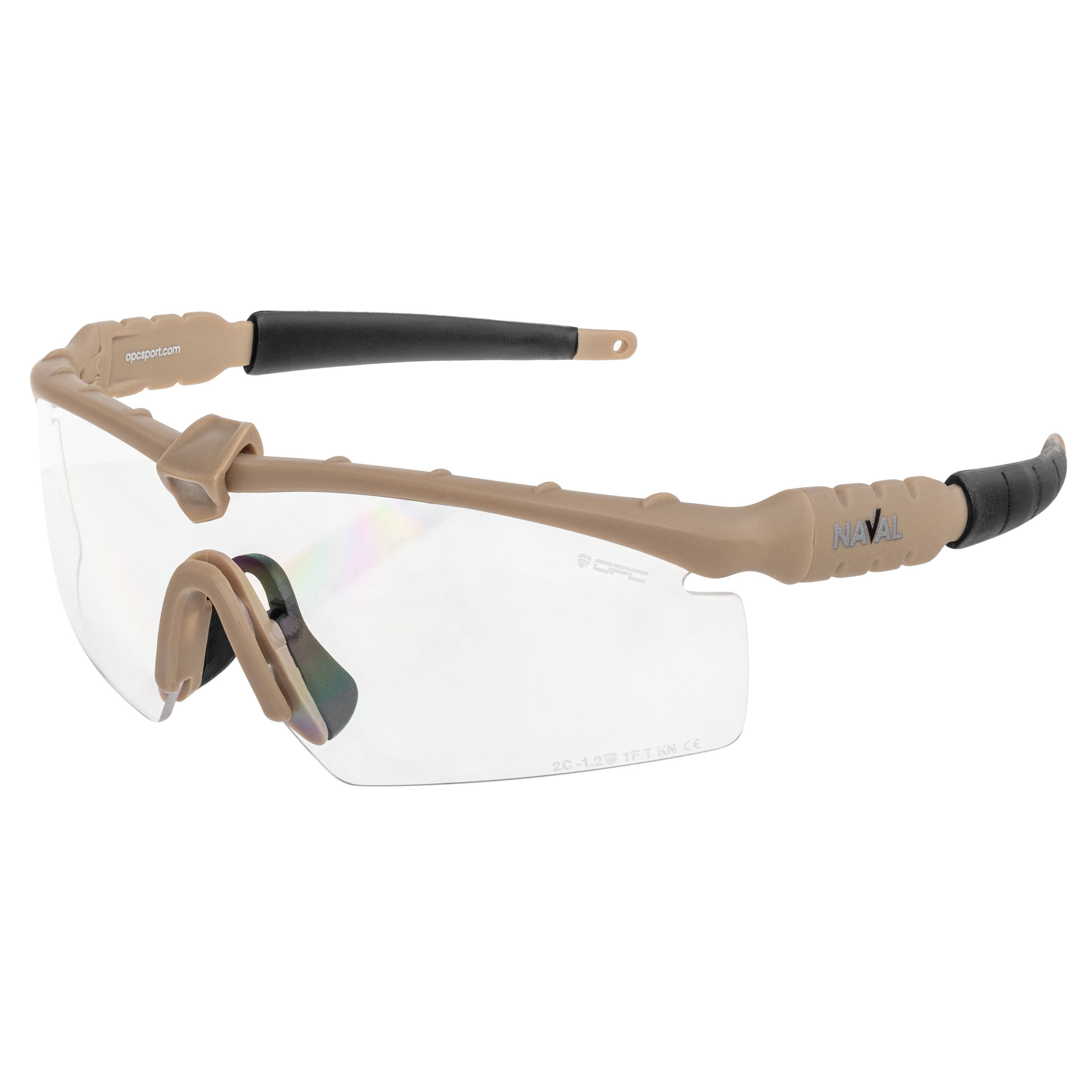 OPC Tactic Naval Set Tactical Glasses - Matt Khaki/Smoke/Yellow