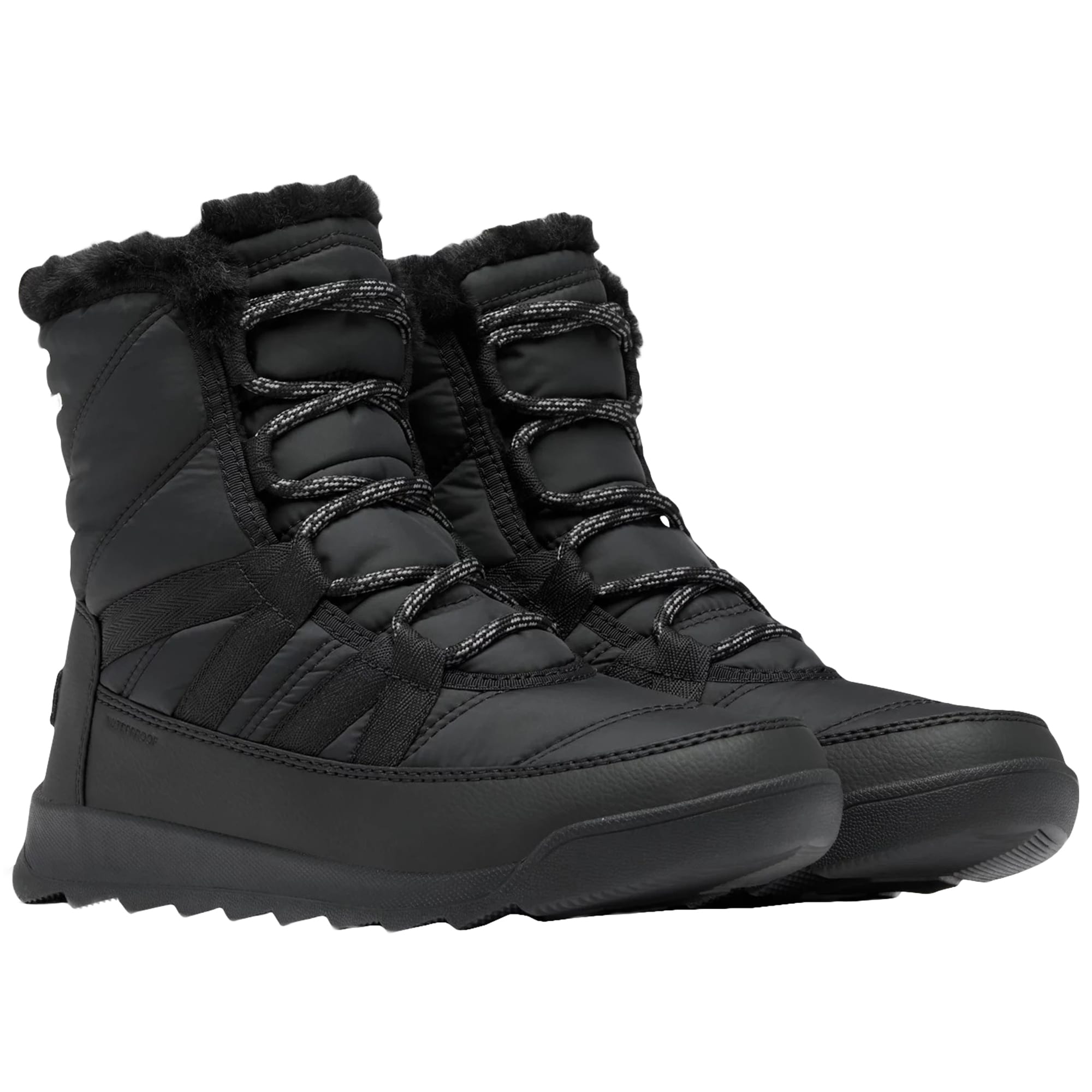 Sorel Whitney II Plus Lace WP Women's Boots - Black/Quarry