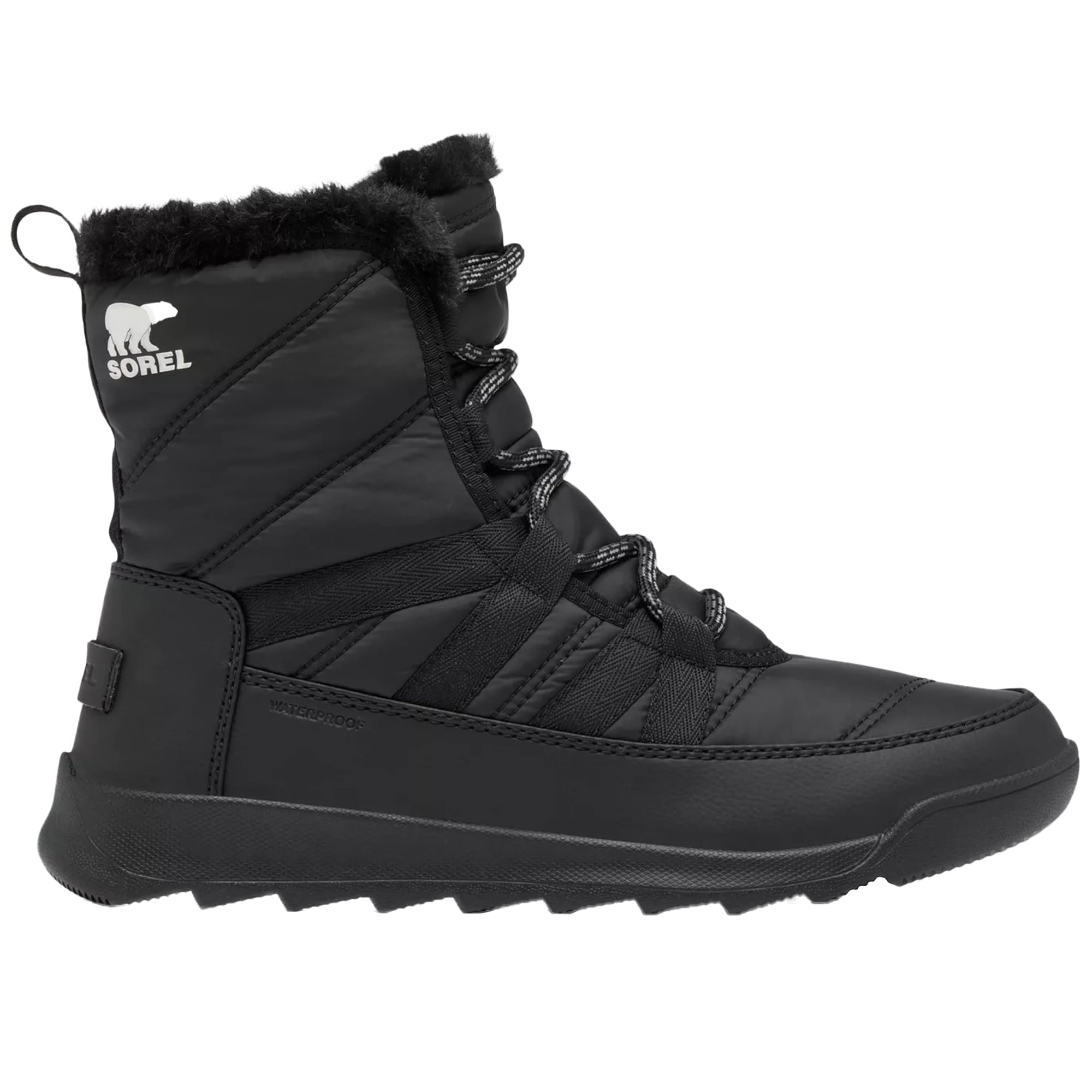 Sorel Whitney II Plus Lace WP Women's Boots - Black/Quarry