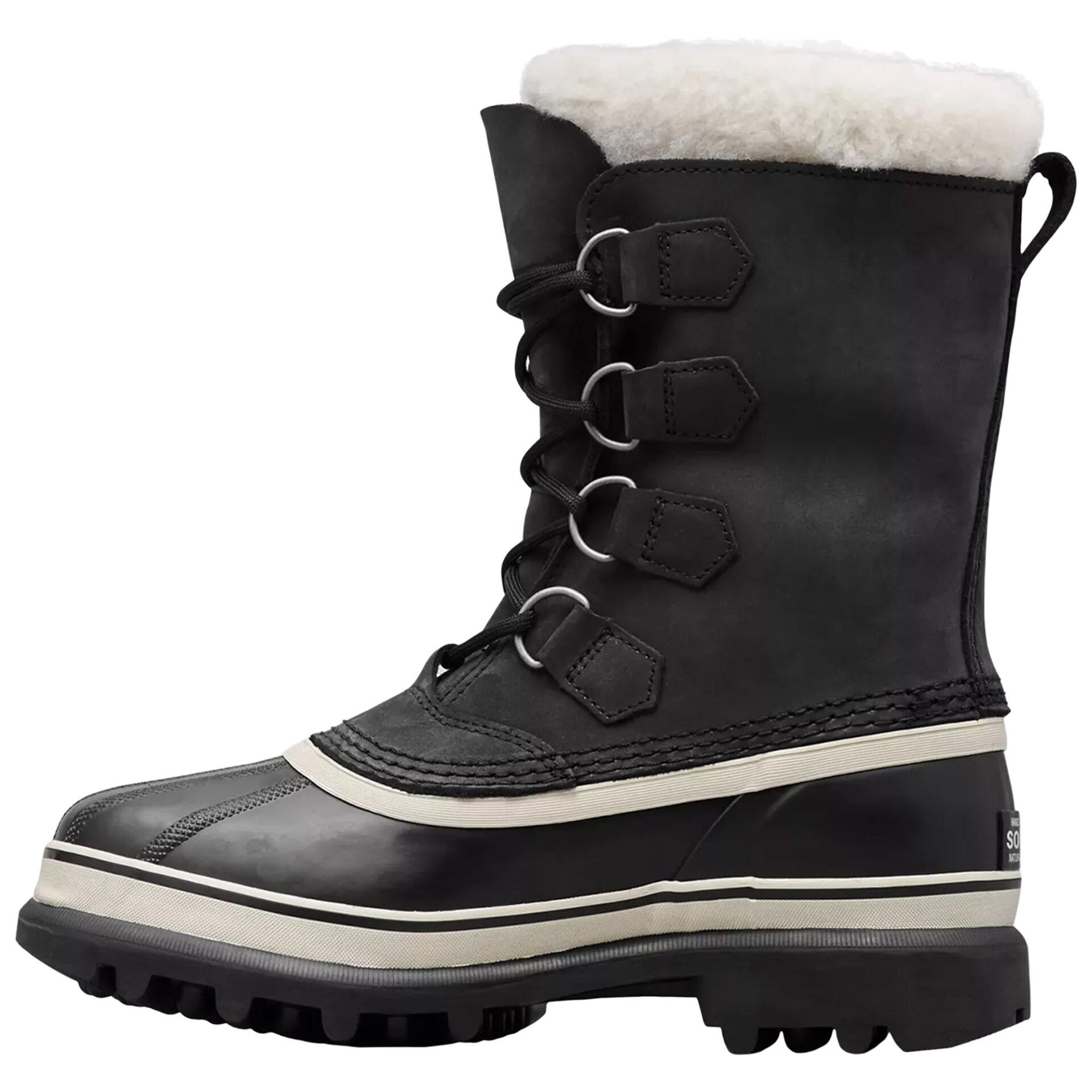 Sorel Caribou WP Women's Snow Boots - Black/Stone