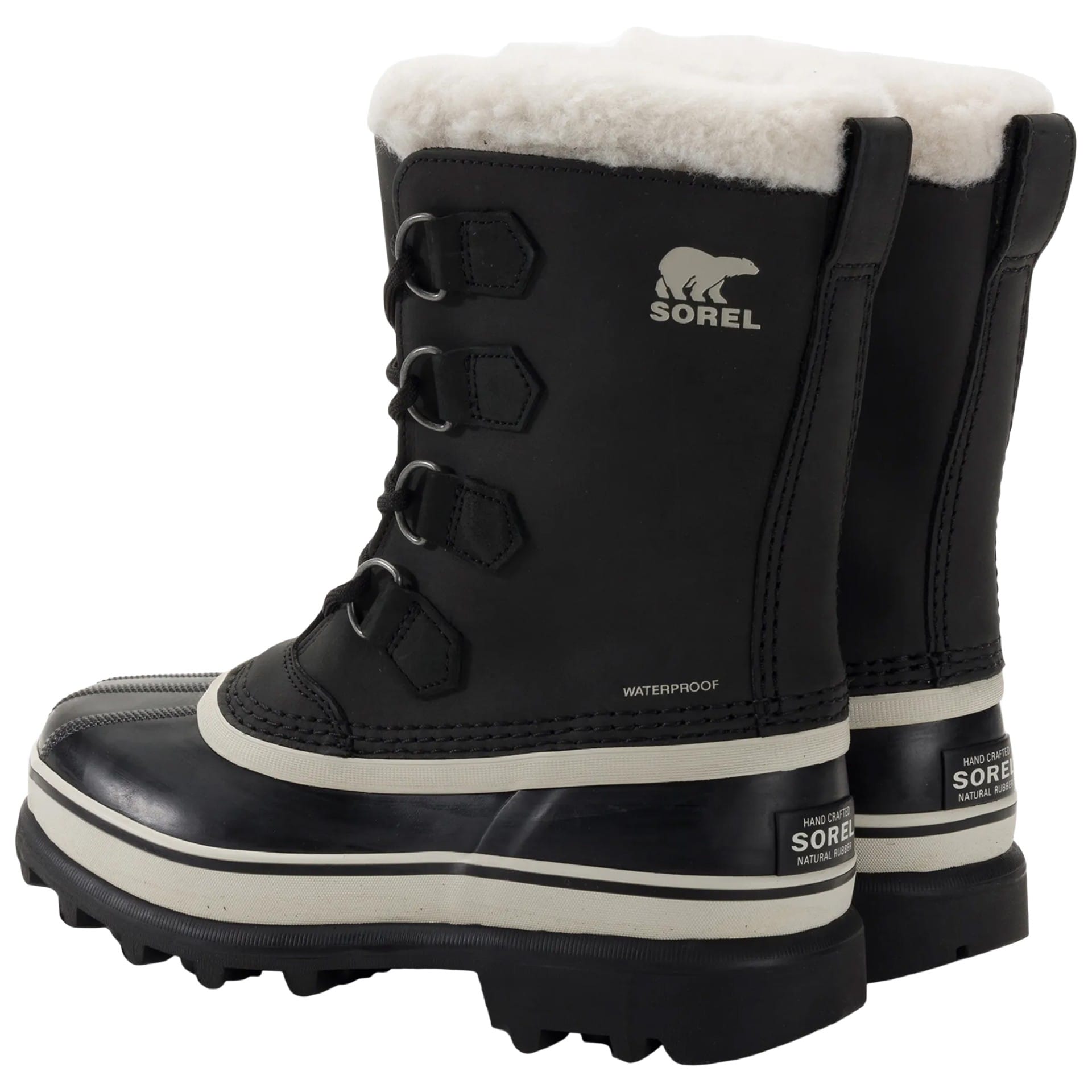 Sorel Caribou WP Women's Snow Boots - Black/Stone