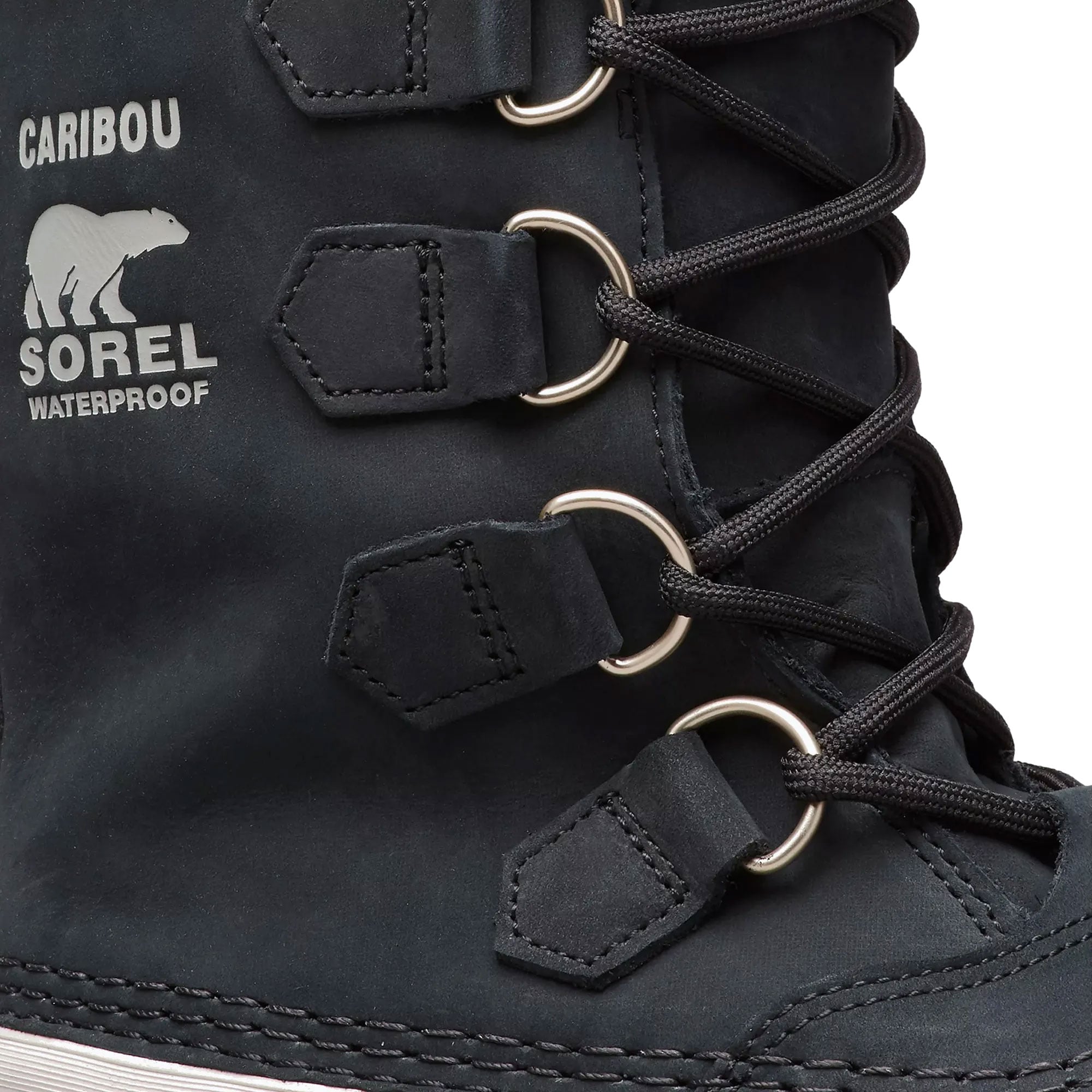 Sorel Caribou WP Women's Snow Boots - Black/Stone