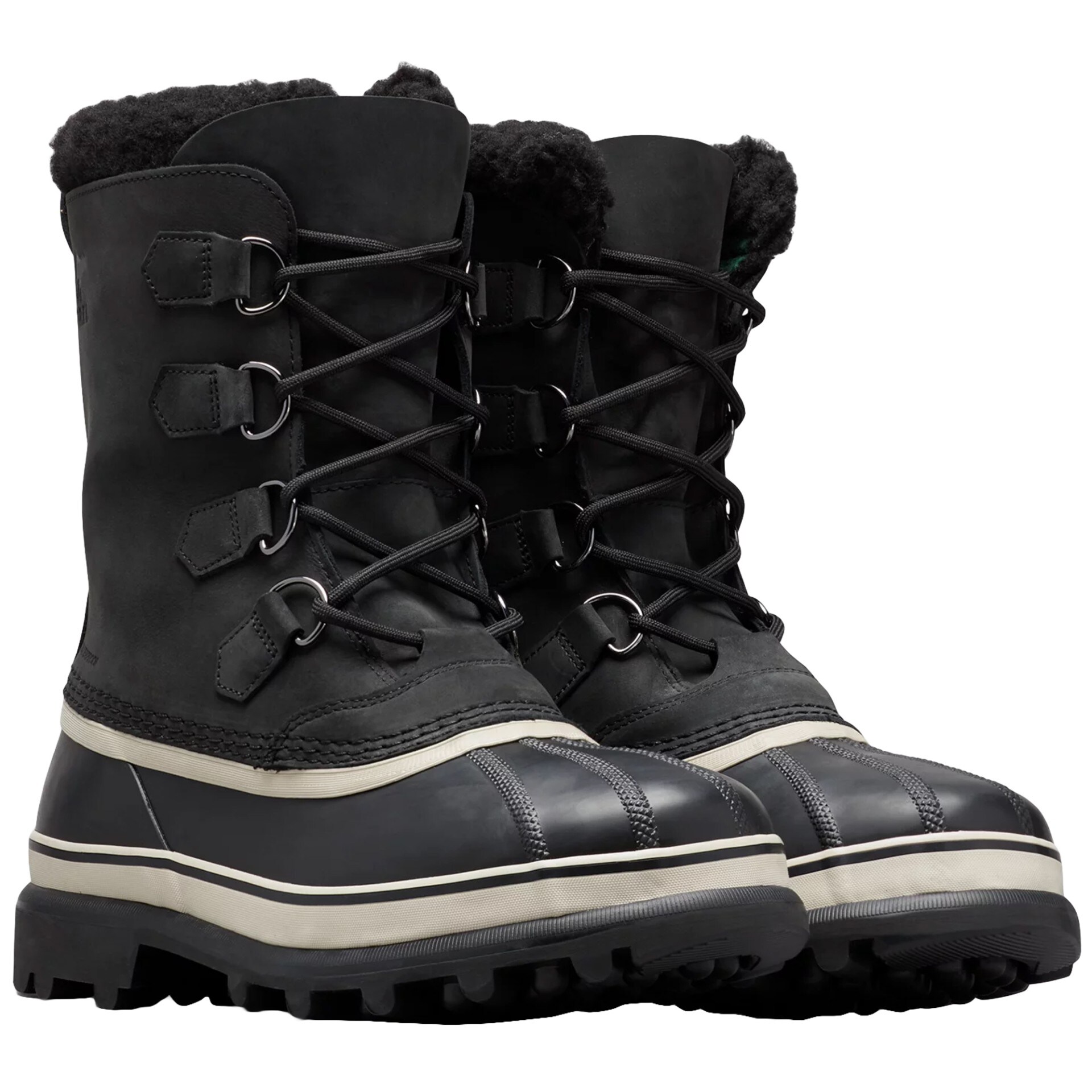 Sorel Caribou WP Snow Boots - Black/Dark Stone