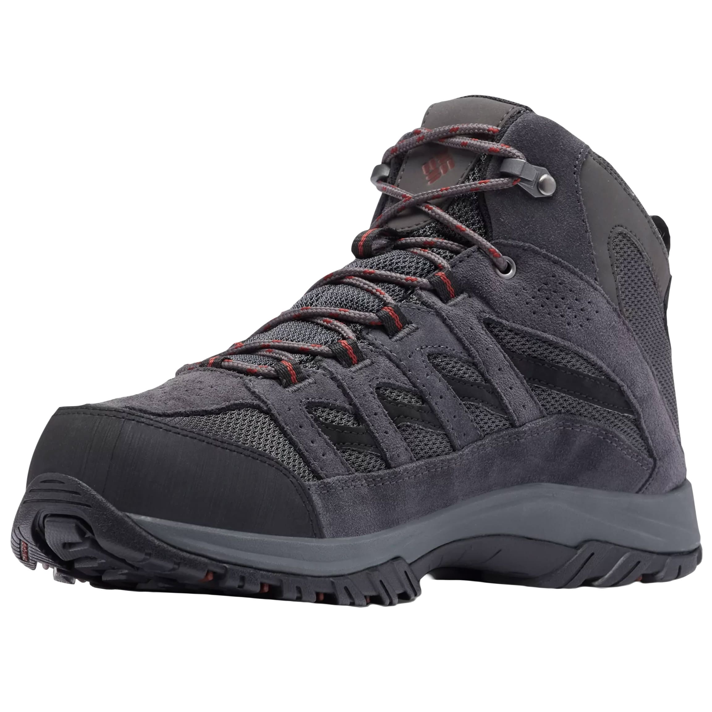 Columbia Crestwood Mid WP Boots - Dark Grey/Deep Rust