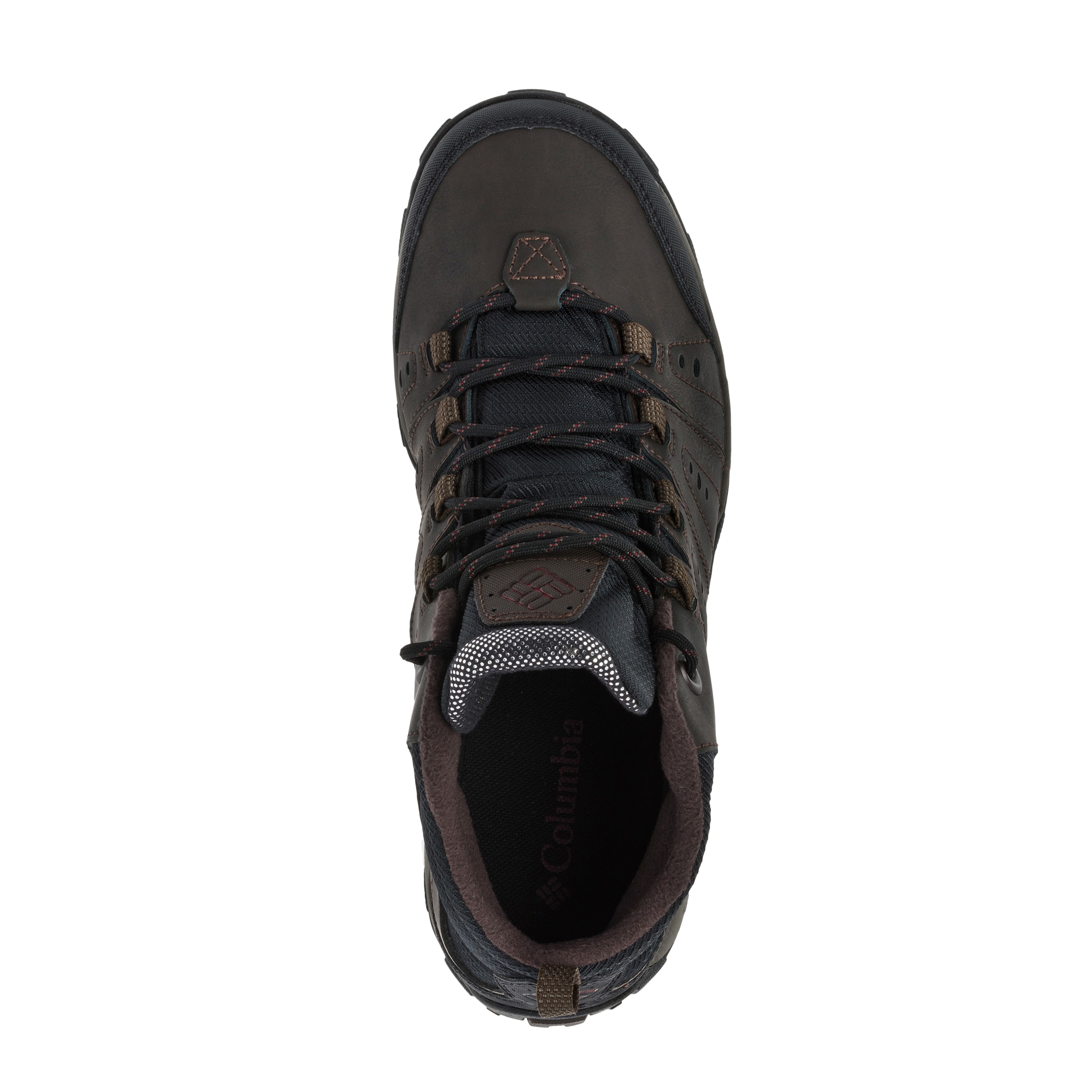 Columbia Woodburn II Mid Waterproof Boots - Cordovan/Garnet Red