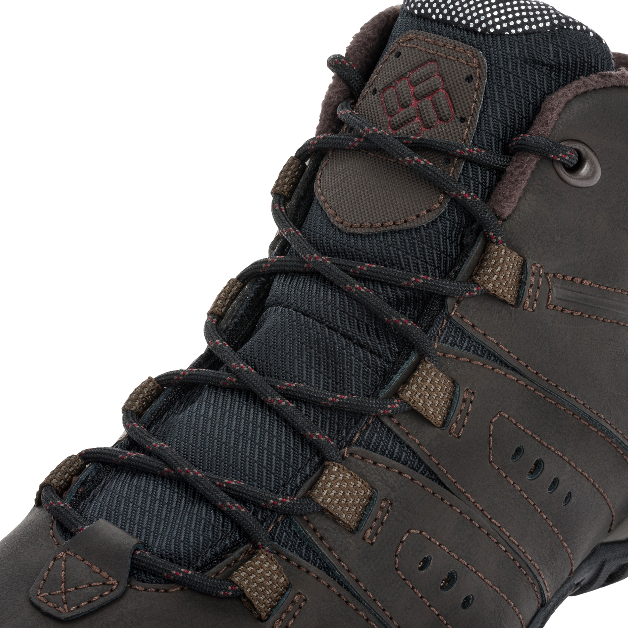 Columbia Woodburn II Mid Waterproof Boots - Cordovan/Garnet Red