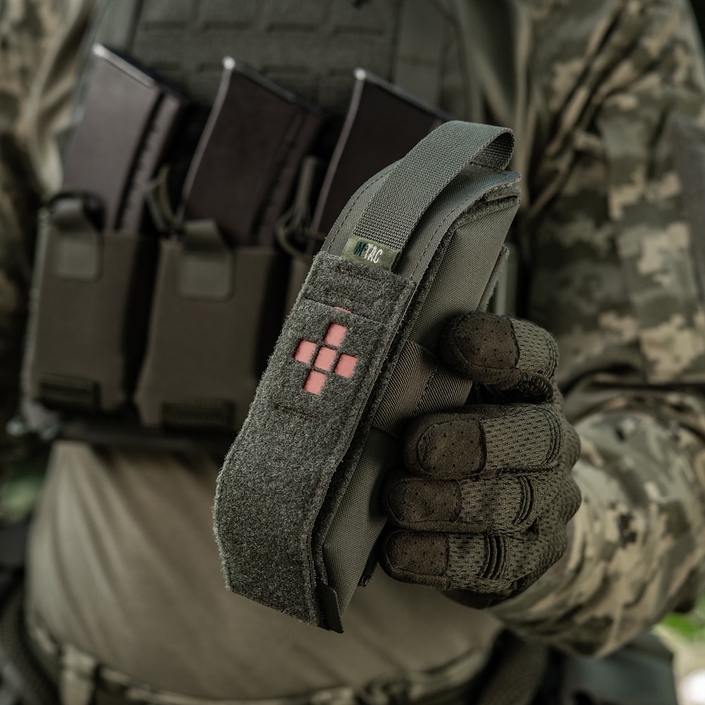 M-Tac closed pouch for Flap tactical stasis - Ranger Green