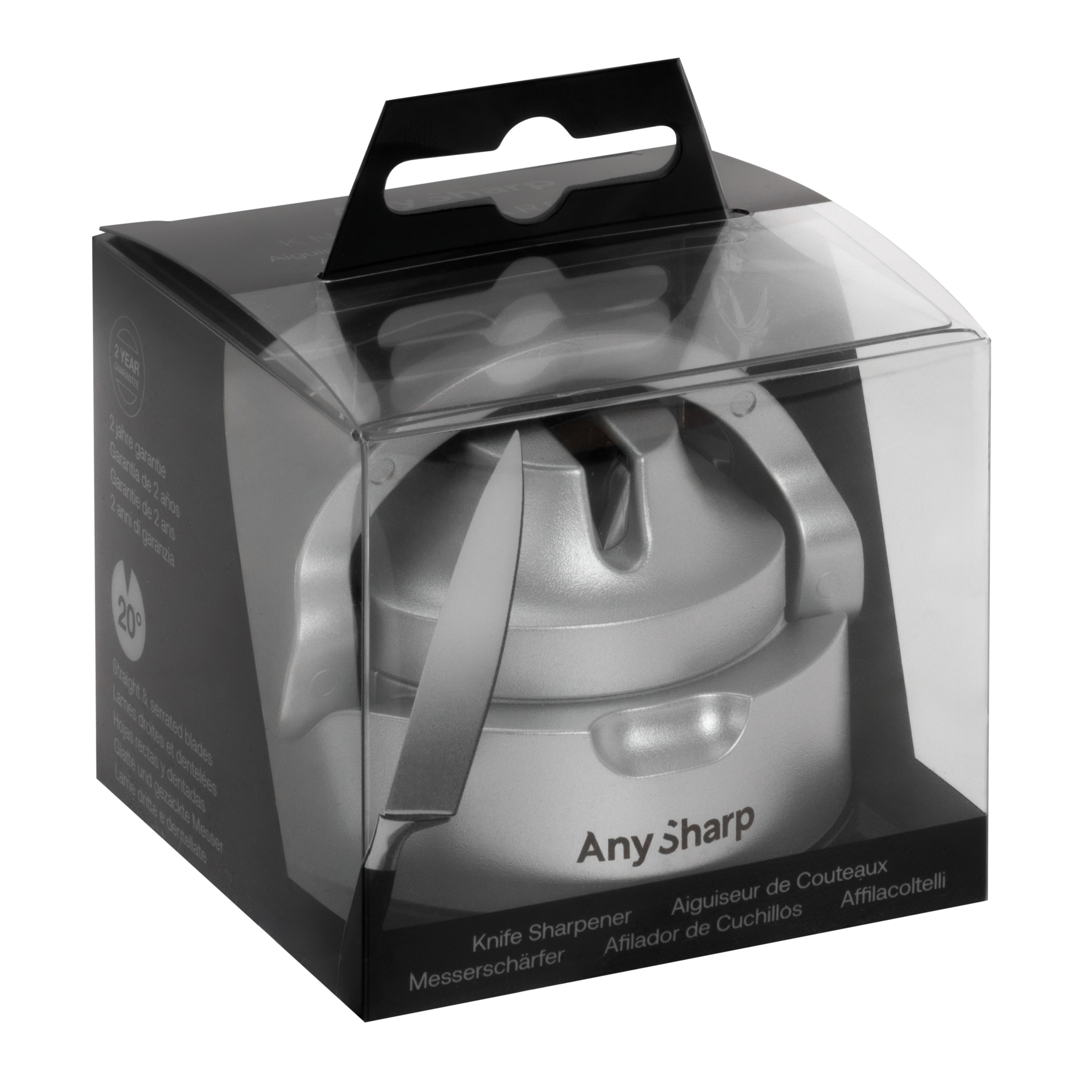 AnySharp Classic Evo Sharpener Silver