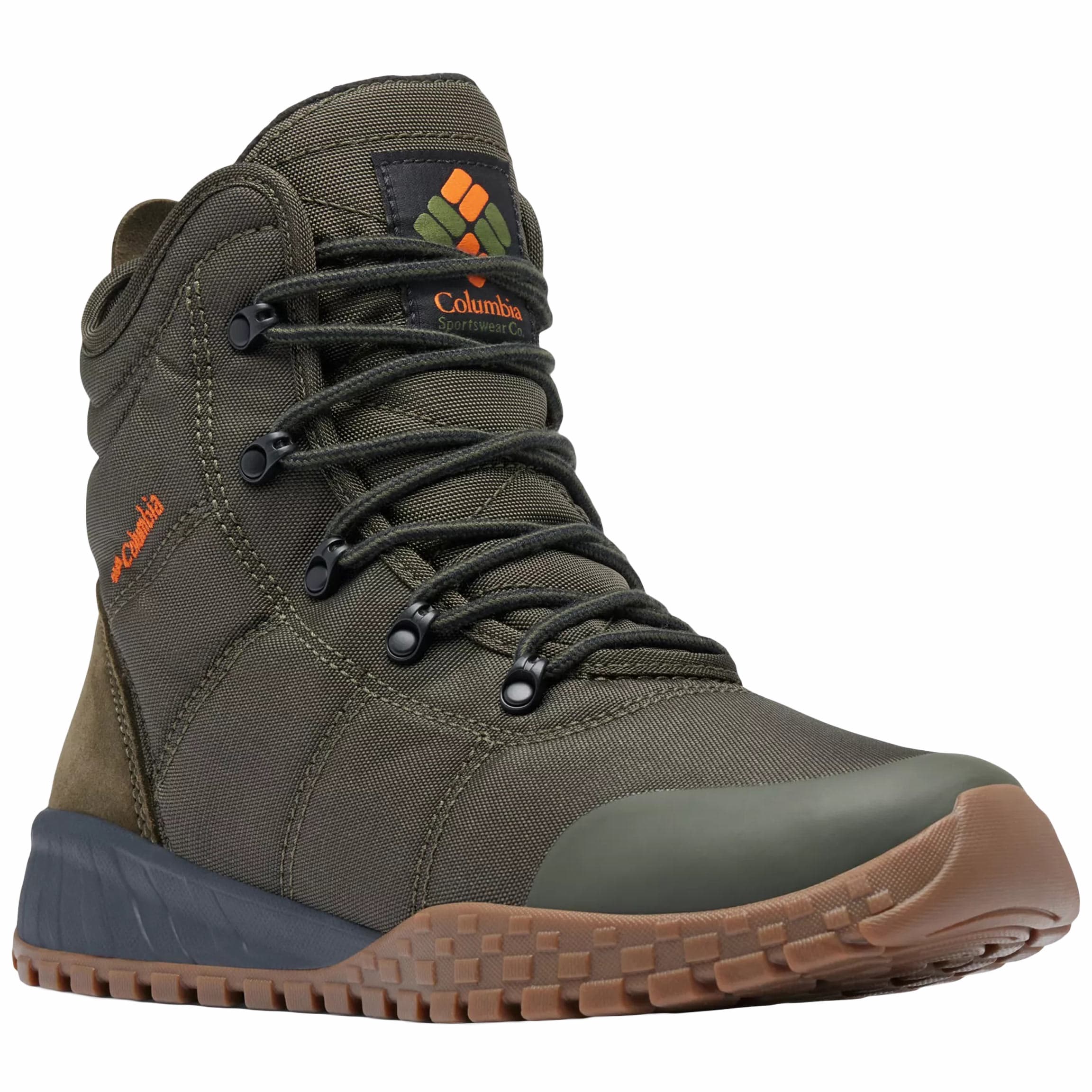 Columbia Fairbanks II Omni-Heat Waterproff Winter Boots - Deep Olive/Desert Sun