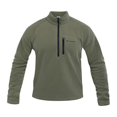 Columbia Fast Trek III Half Zip Fleece - Stone Green/Shark