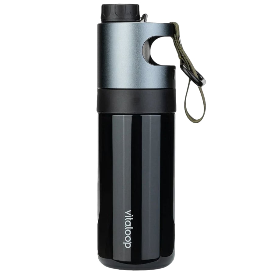 Vitaloop Flexguard Bottle with Filter 480 ml - Black