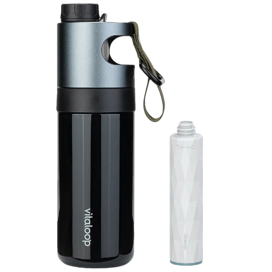 Vitaloop Flexguard Bottle with Filter 480 ml - Black