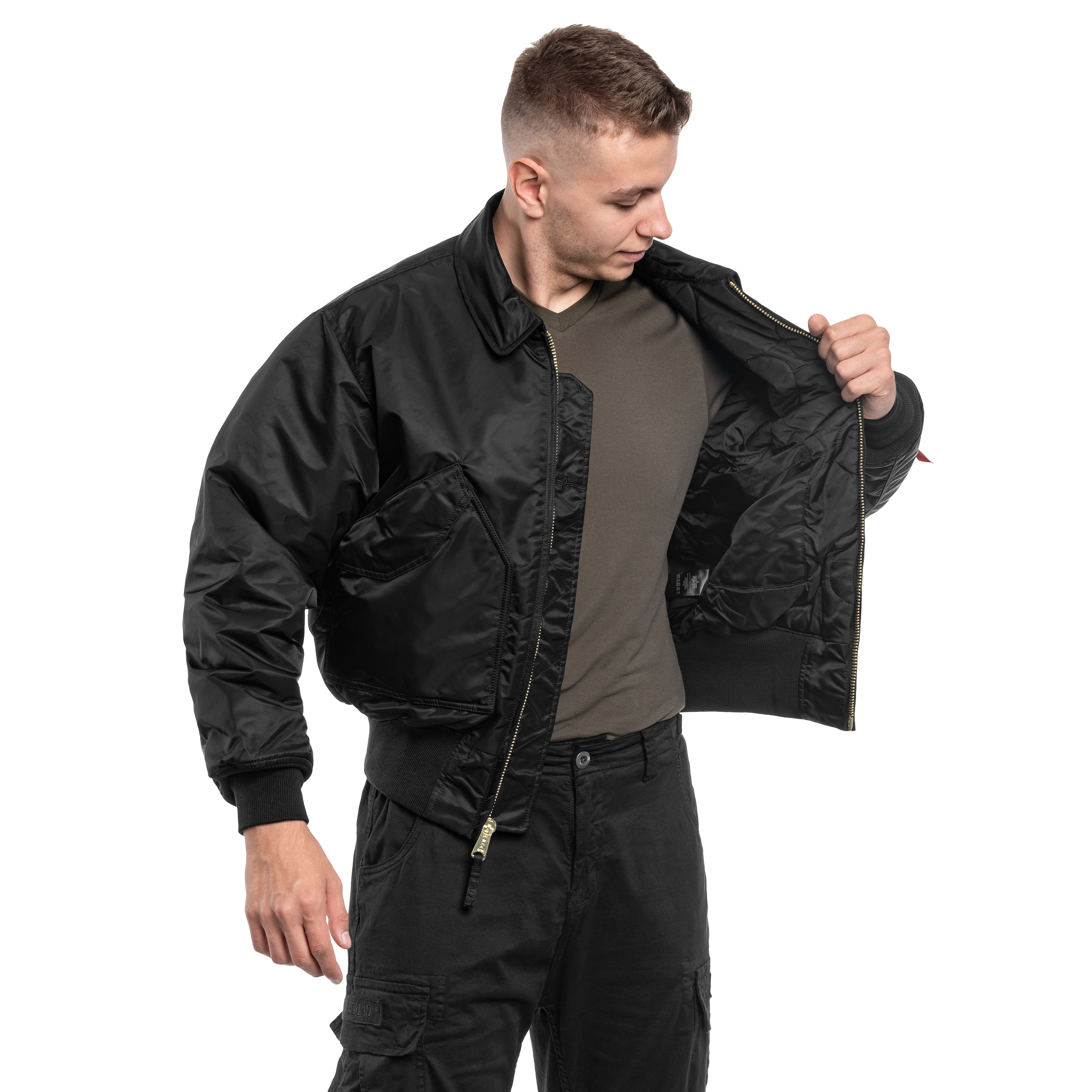 Alpha Industries CWU 45 Heritage Jacket - Black
