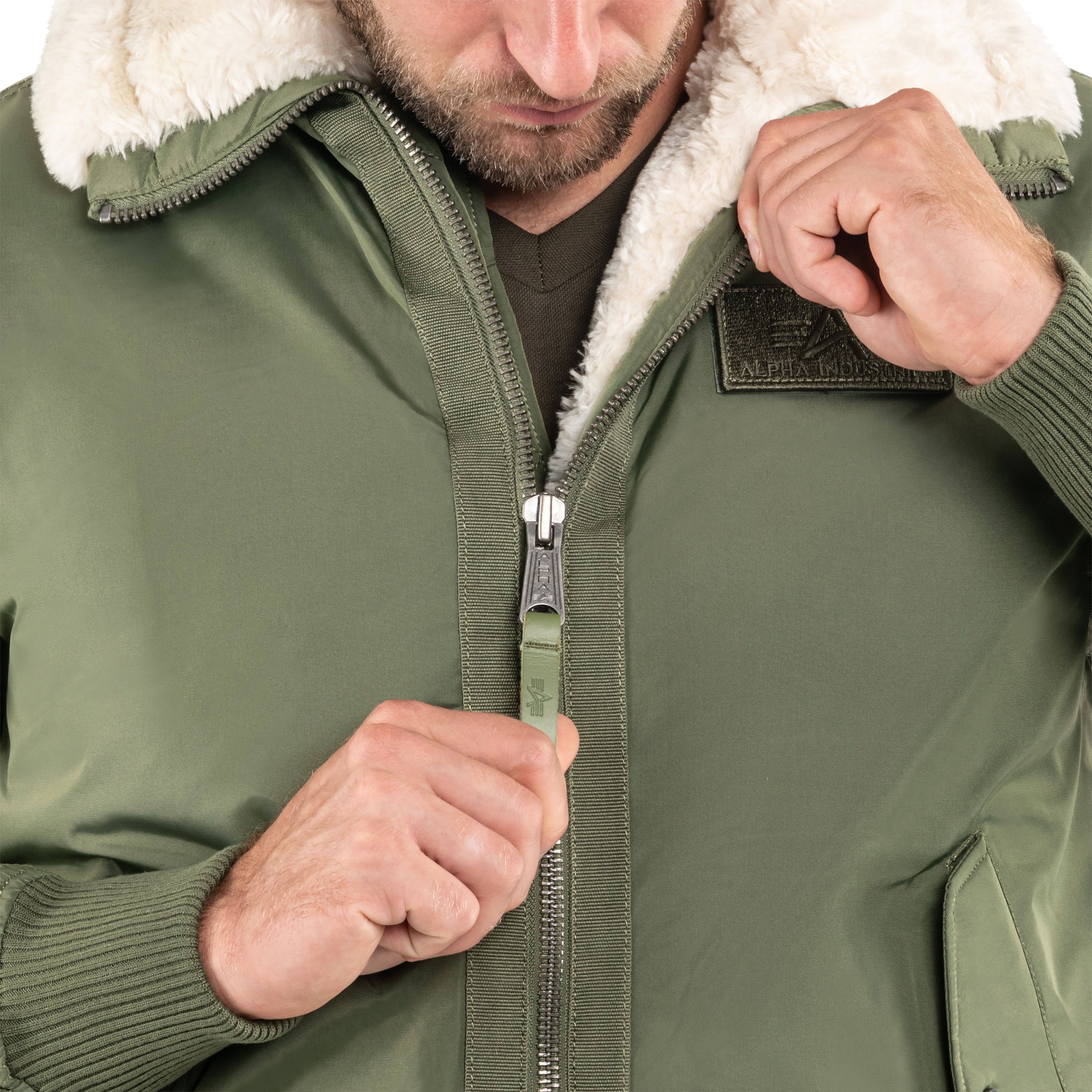 Alpha Industries B15-3 TT Jacket - Sage Green