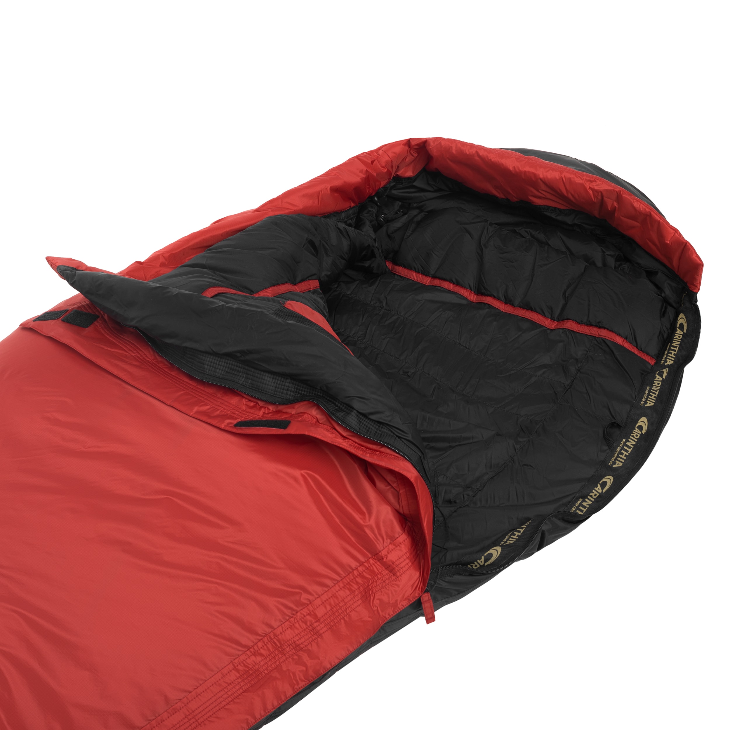 Carinthia D 800X Medium Sleeping Bag Left - Red