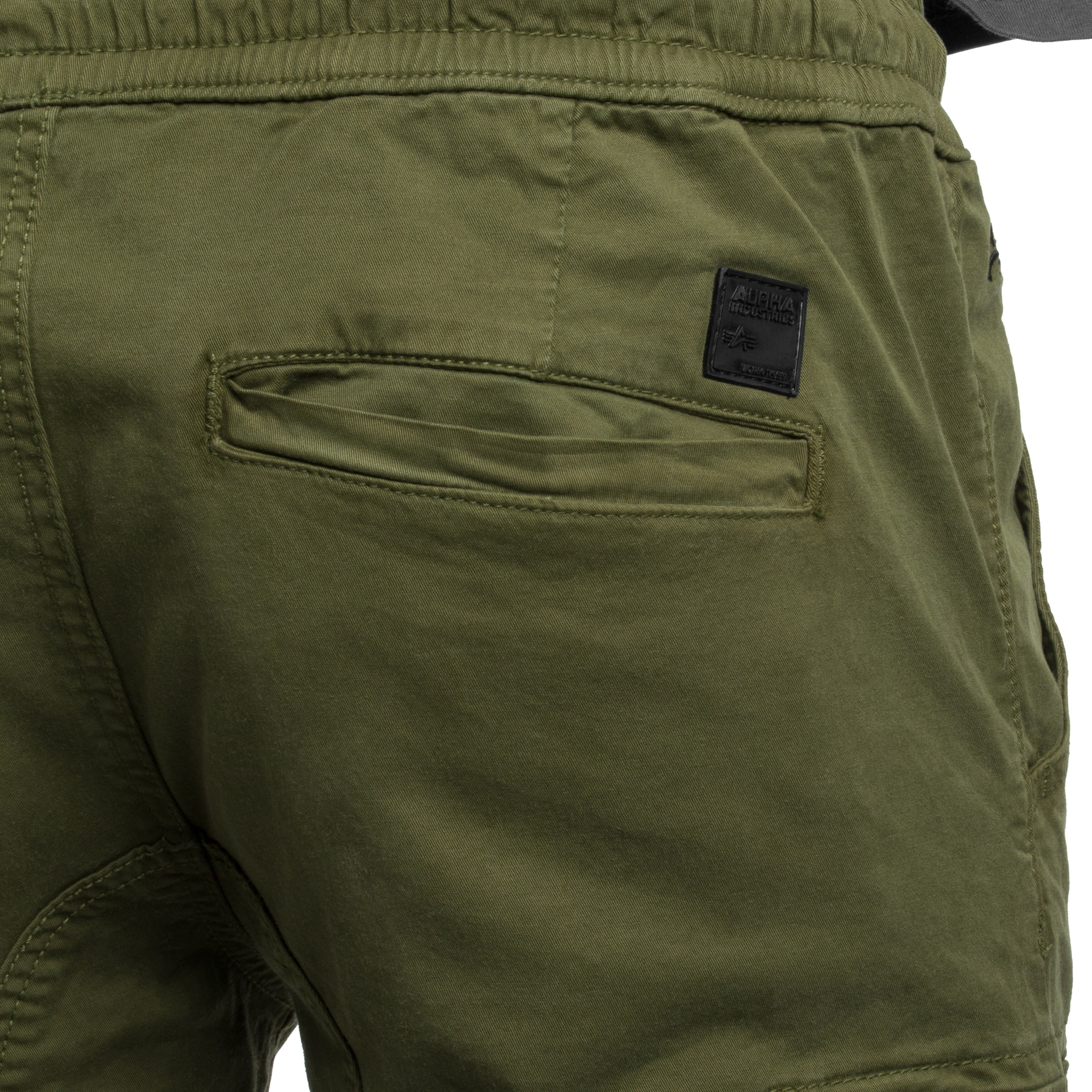 Alpha Industries Cotton Twill Jogger Trousers - Dark Olive
