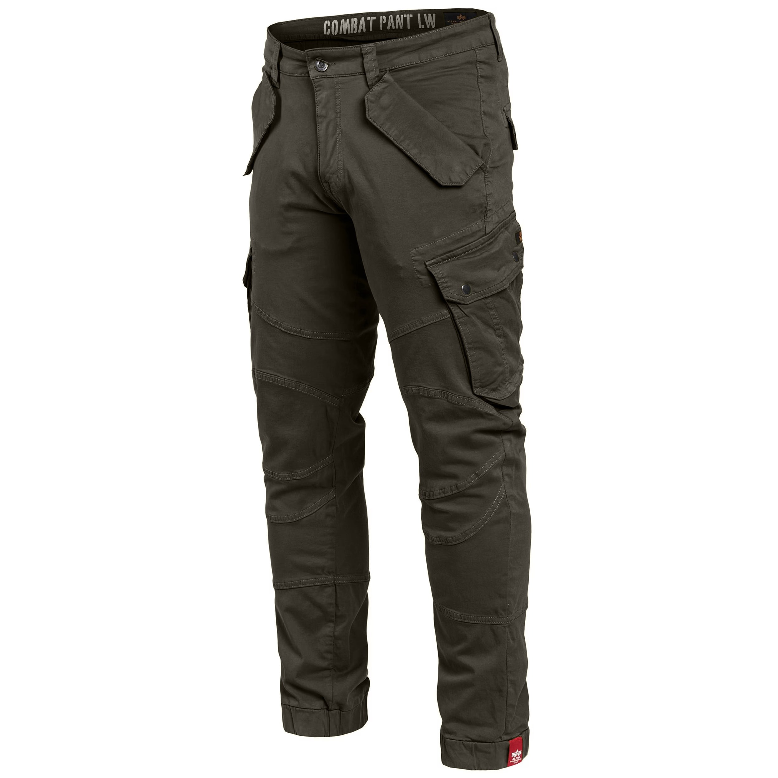 Alpha Industries Combat Pant LW Trousers - Grey/Black