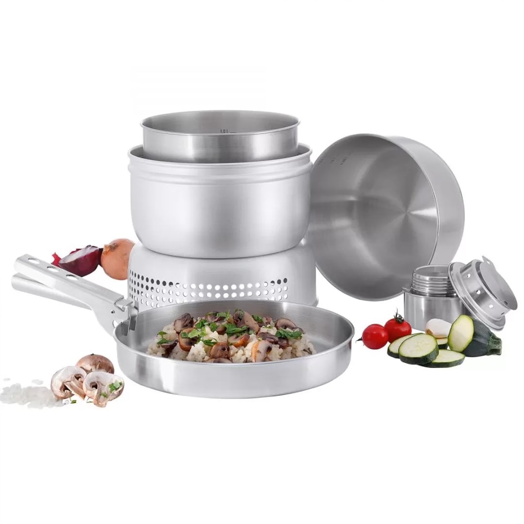 Tatonka Multi Set Travel Dish Set with Heater