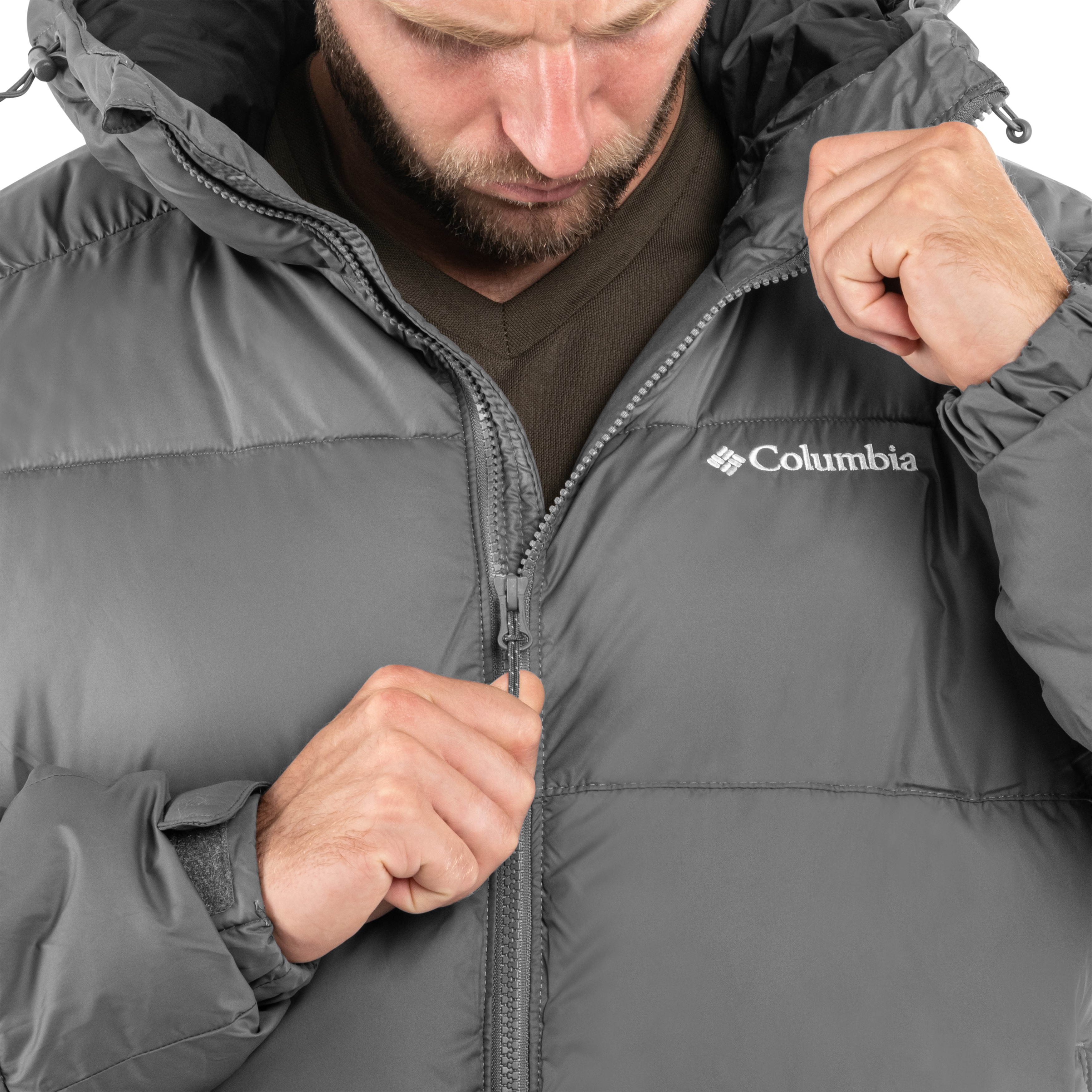 Columbia Pike Lake II Hooded Jacket - City Grey