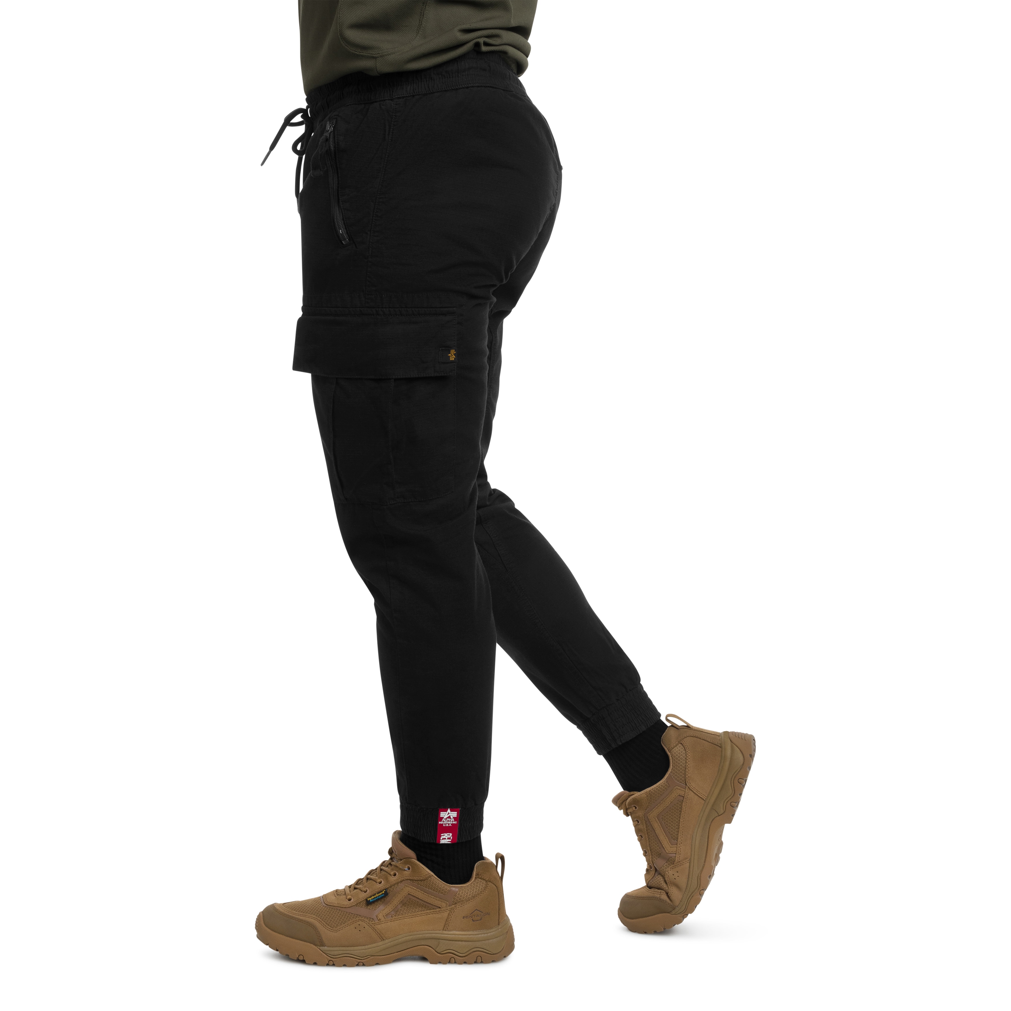 Alpha Industries Rip-Stop Jogger Pants - Black