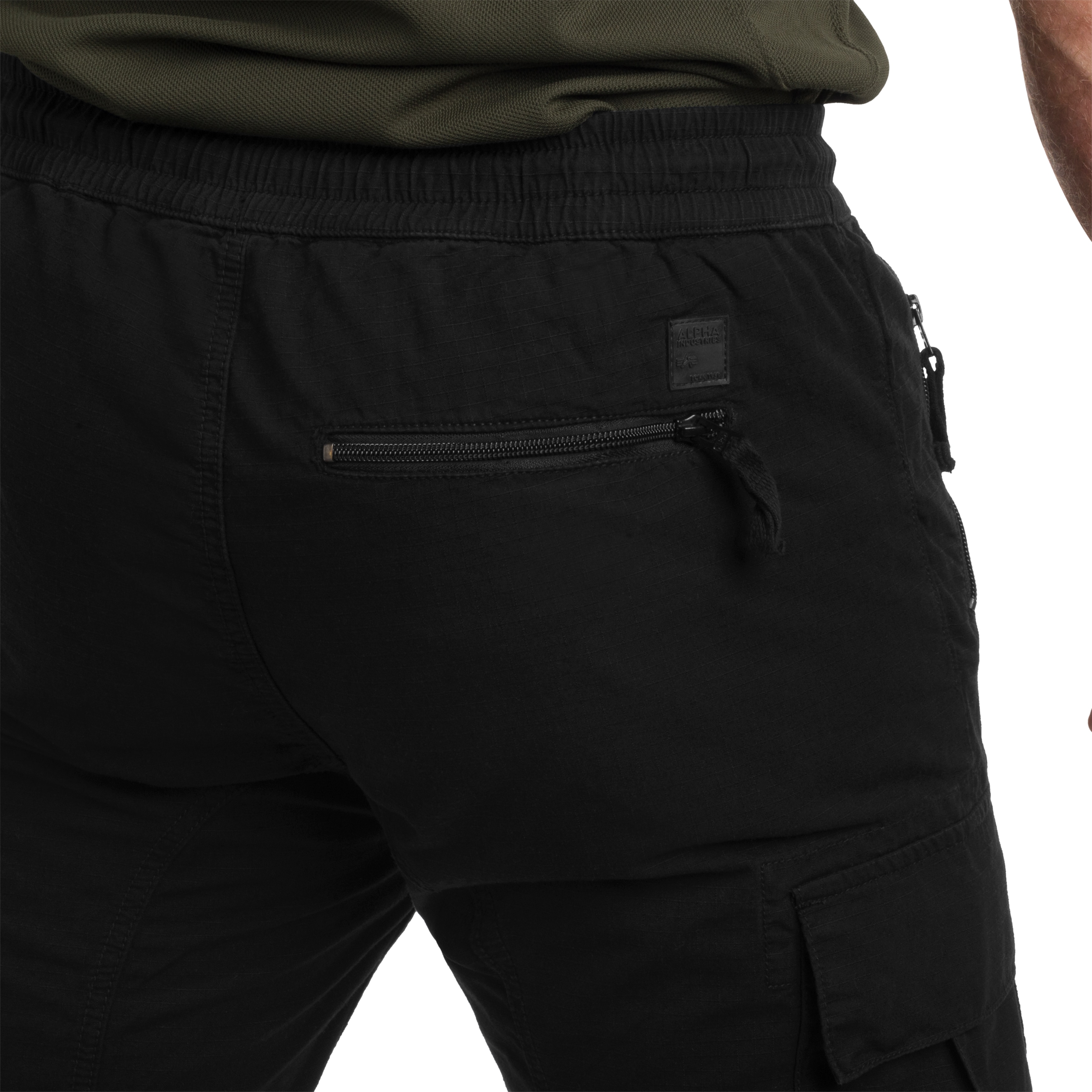 Alpha Industries Rip-Stop Jogger Pants - Black