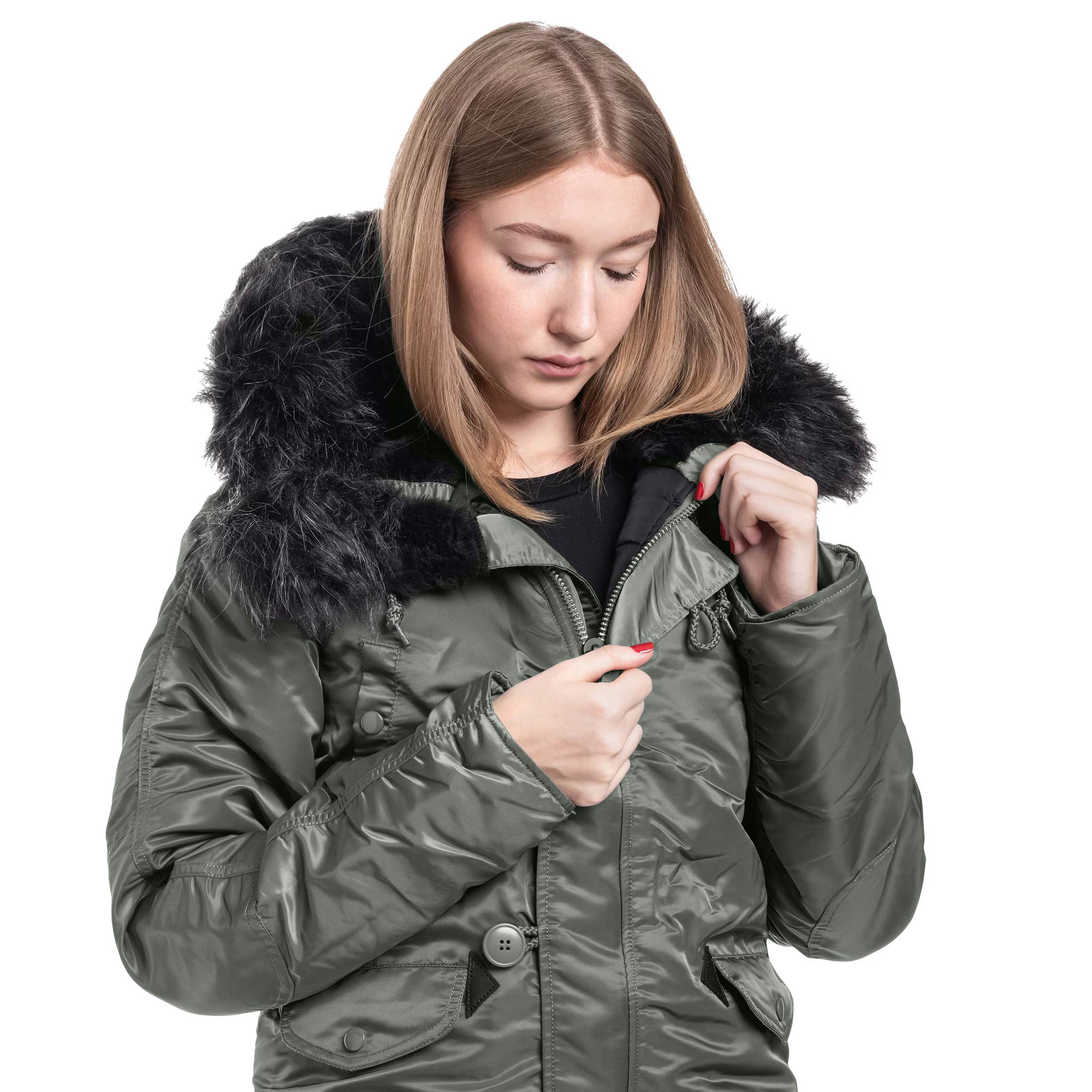 Alpha Industries N3B VF 59 Women's Jacket - Vintage Green/Black