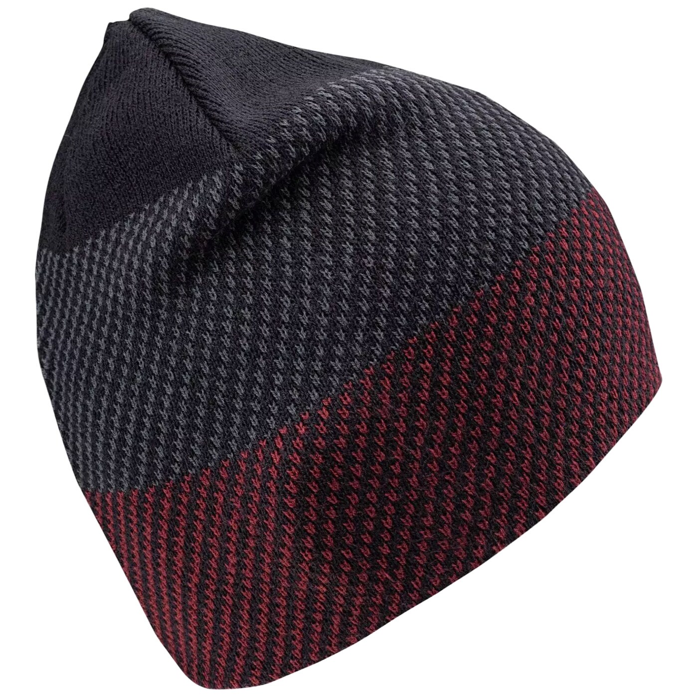 Hi-Tec Rolo Winter Hat - Black/Merlot