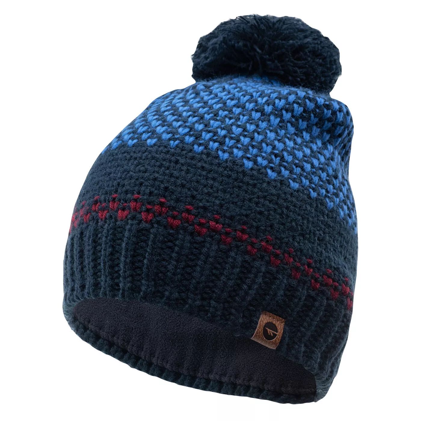 Hi-Tec Hervin Winter Cap - Dress Blues/Turkis Sea/Merlot