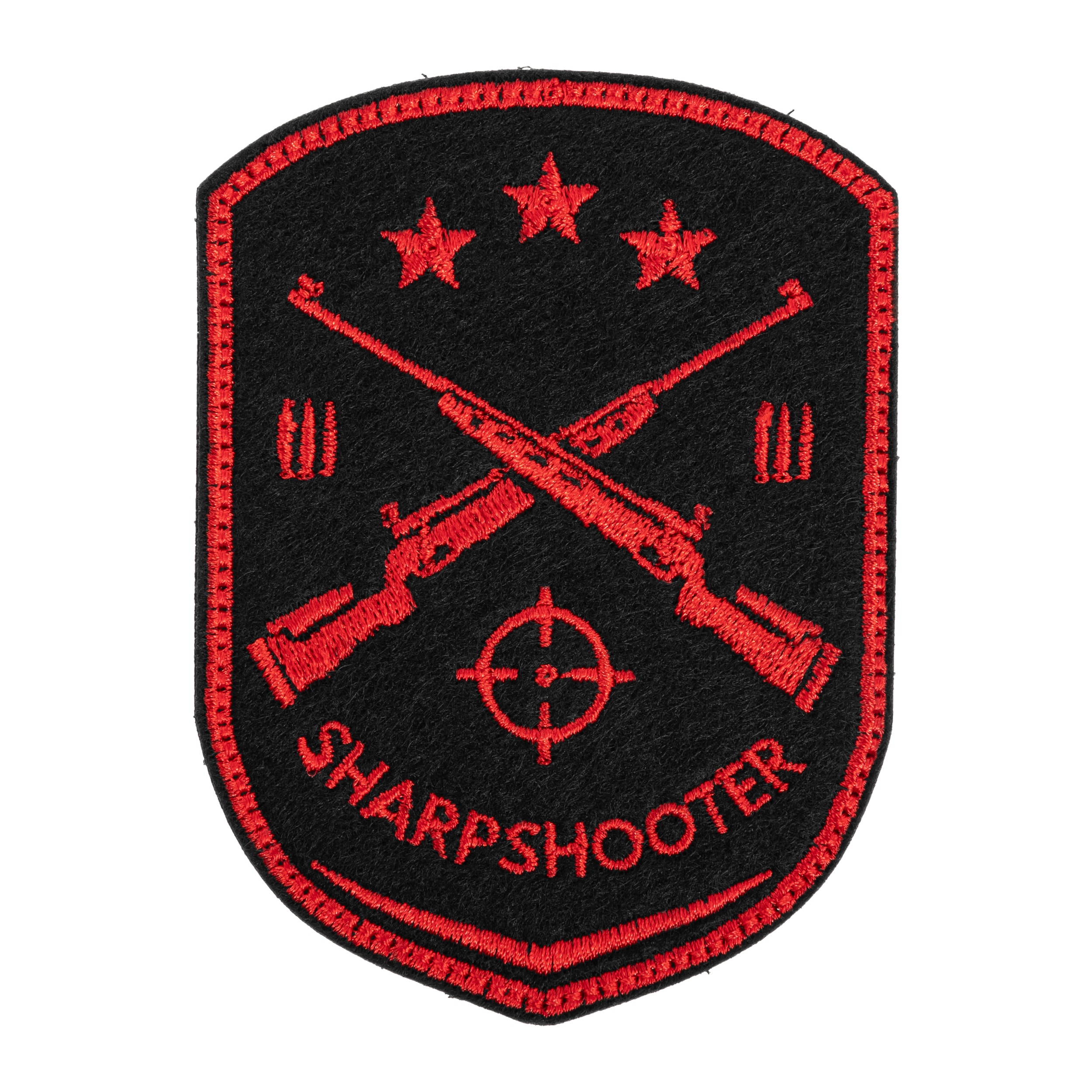 Sharpshooter Patch 65 x 90 mm - Red