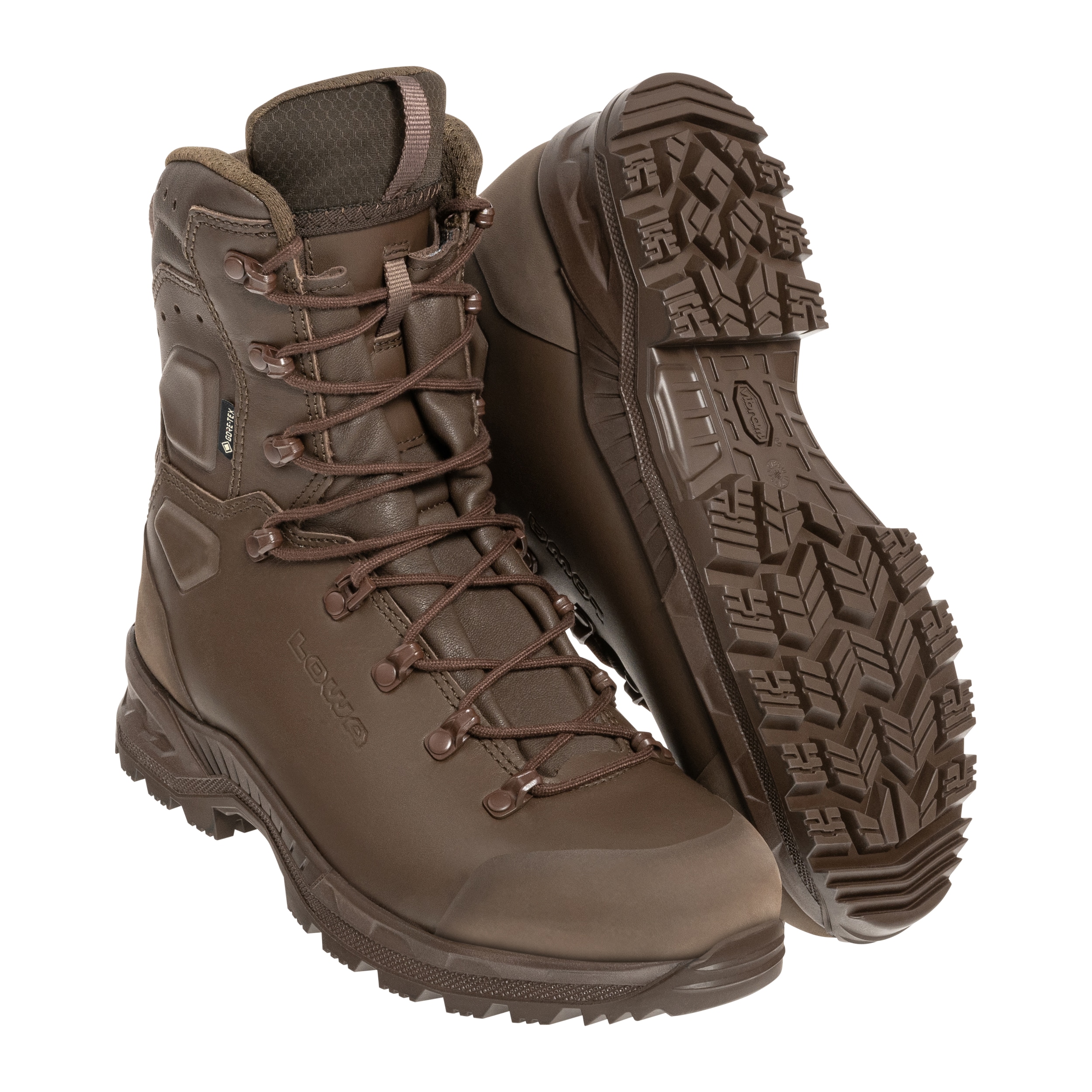 Military boots brown hotsell