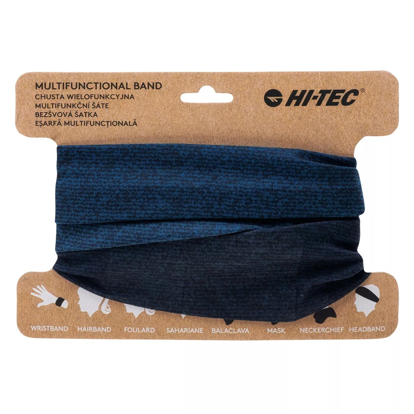 Hi-Tec Temi Scarf Blue Denim Print