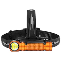 Olight Perun 3 Orange Headlamp with headband - 3000 lumens