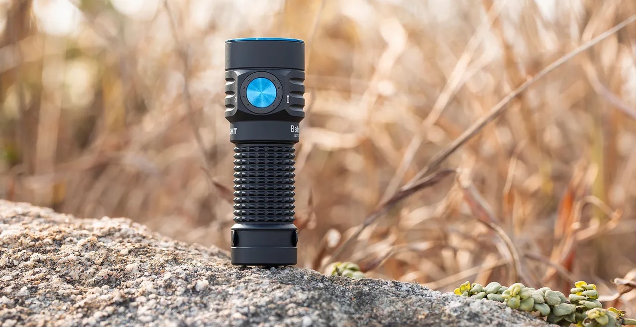 Olight Baton Turbo Black Rechargeable Flashlight - 1000 lumens