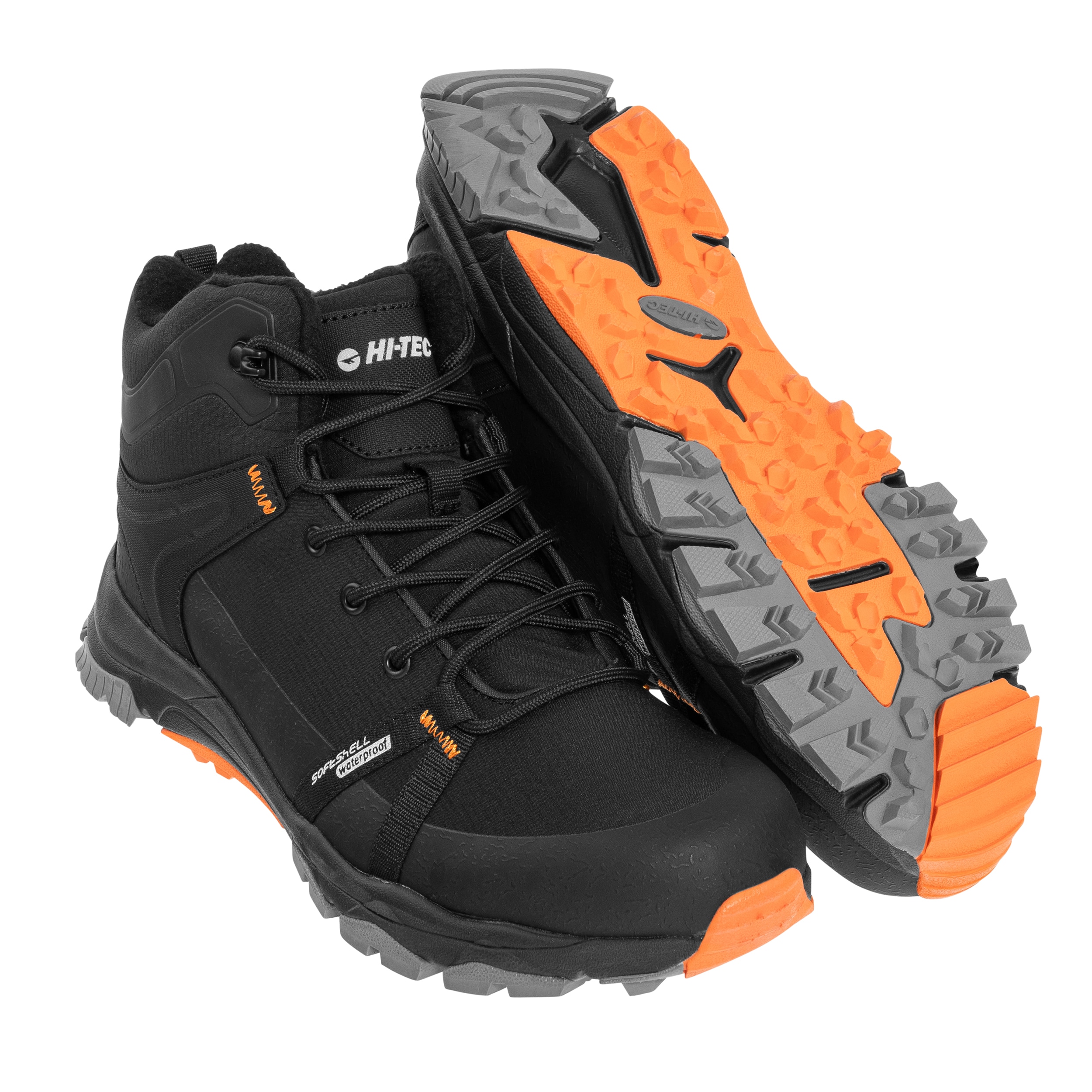 Hi-Tec Himba Mid WP Boots - Black/Orange