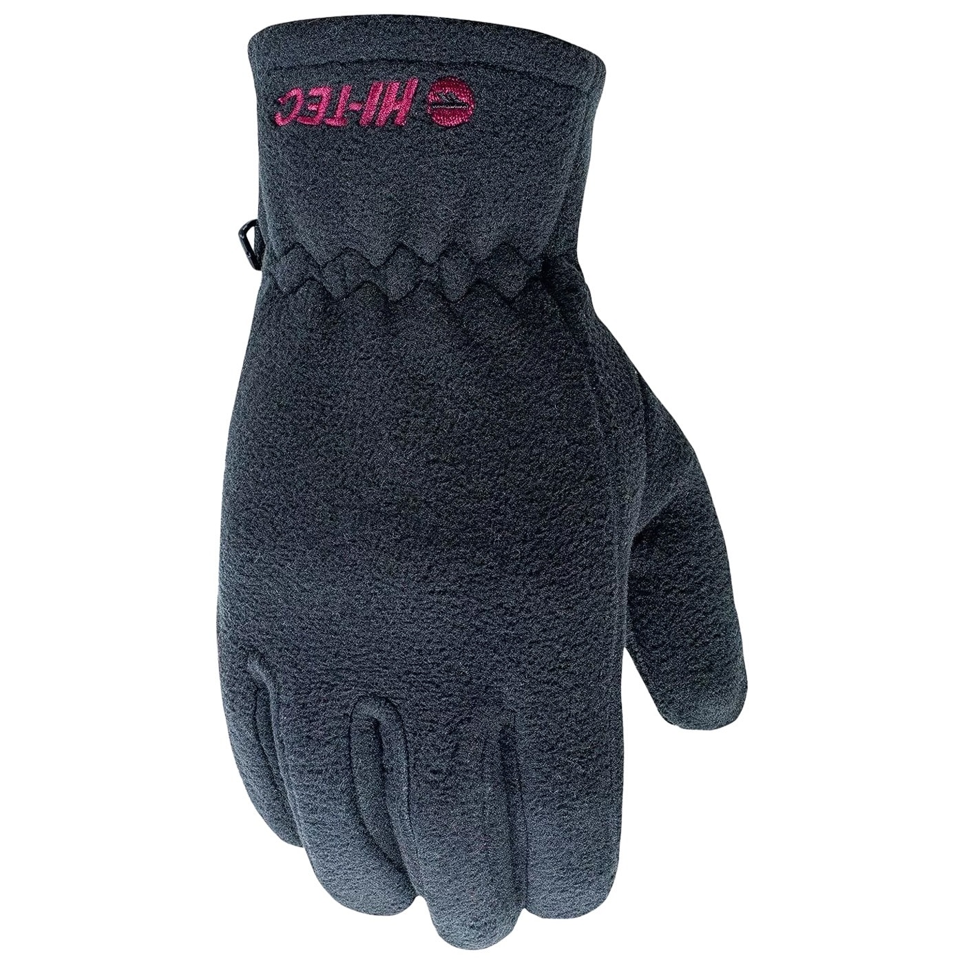 Hi-Tec Lady Bege Stretch Winter Women's Gloves - Limo/Sangria