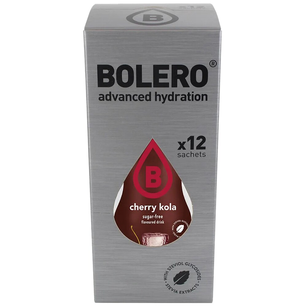 Bolero Cherry Cola beverage powder with stevia 9 g - 12 pcs.