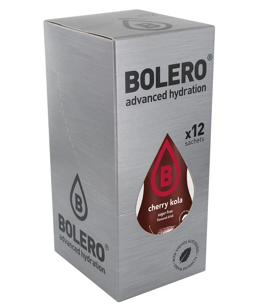 Bolero Cherry Cola beverage powder with stevia 9 g - 12 pcs.