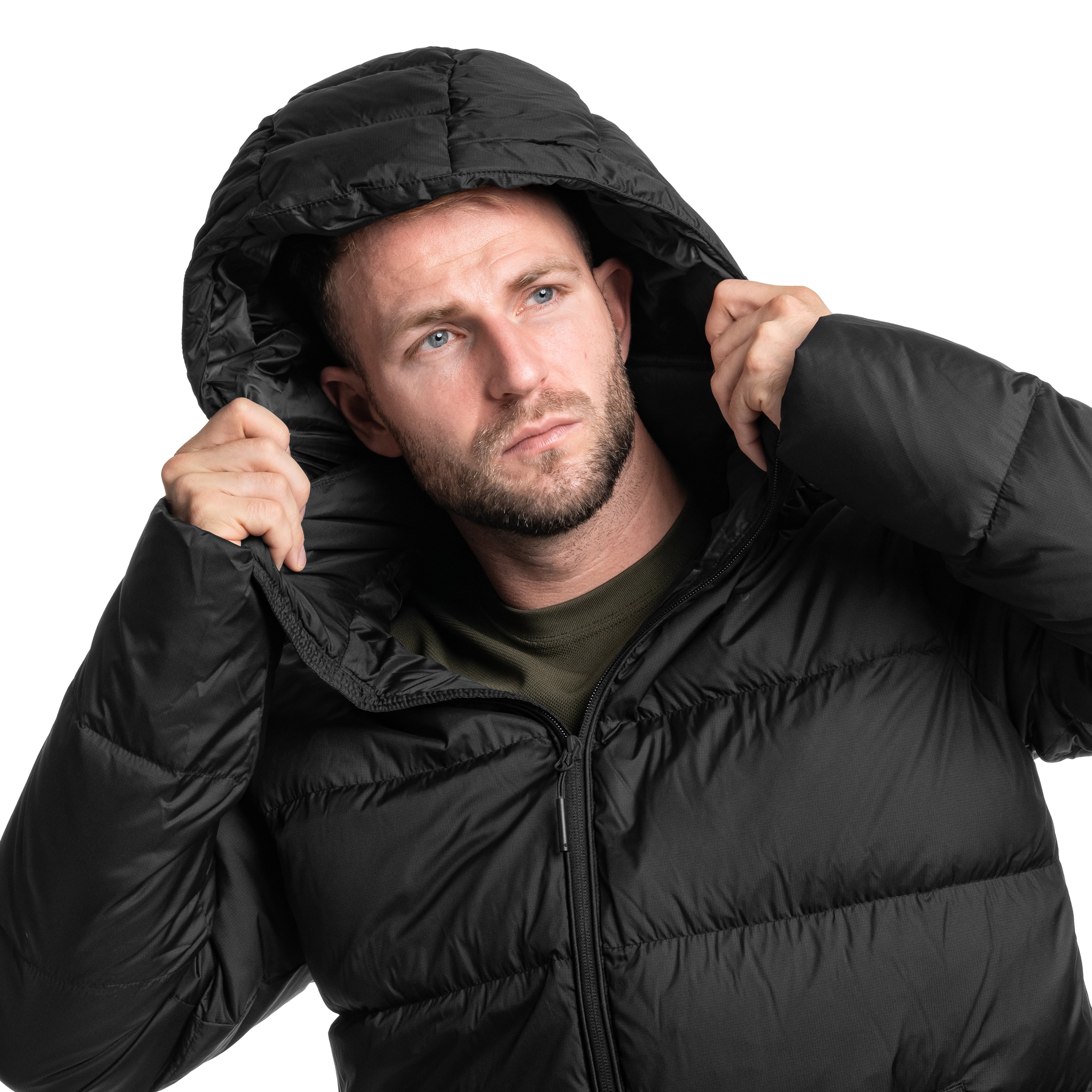 4F M513 Down Jacket - Deep Black