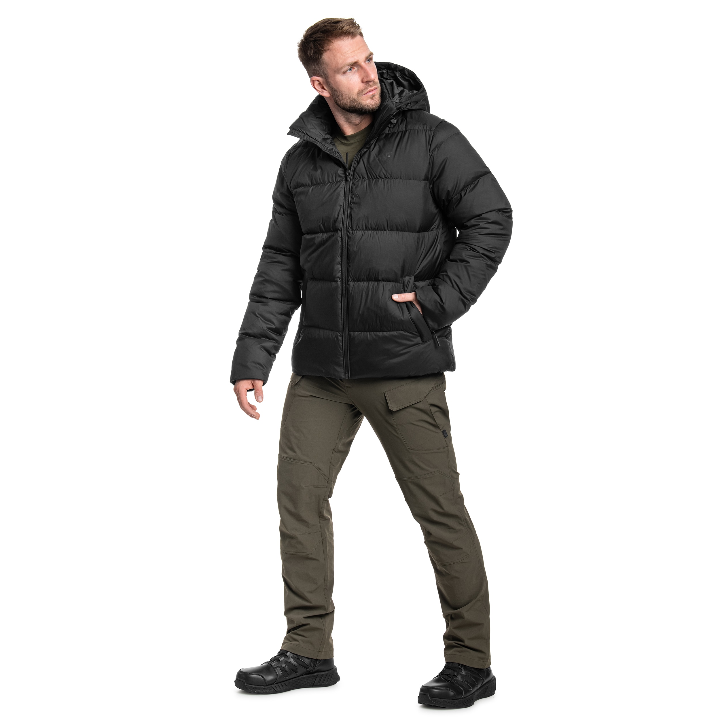 4F M513 Down Jacket - Deep Black