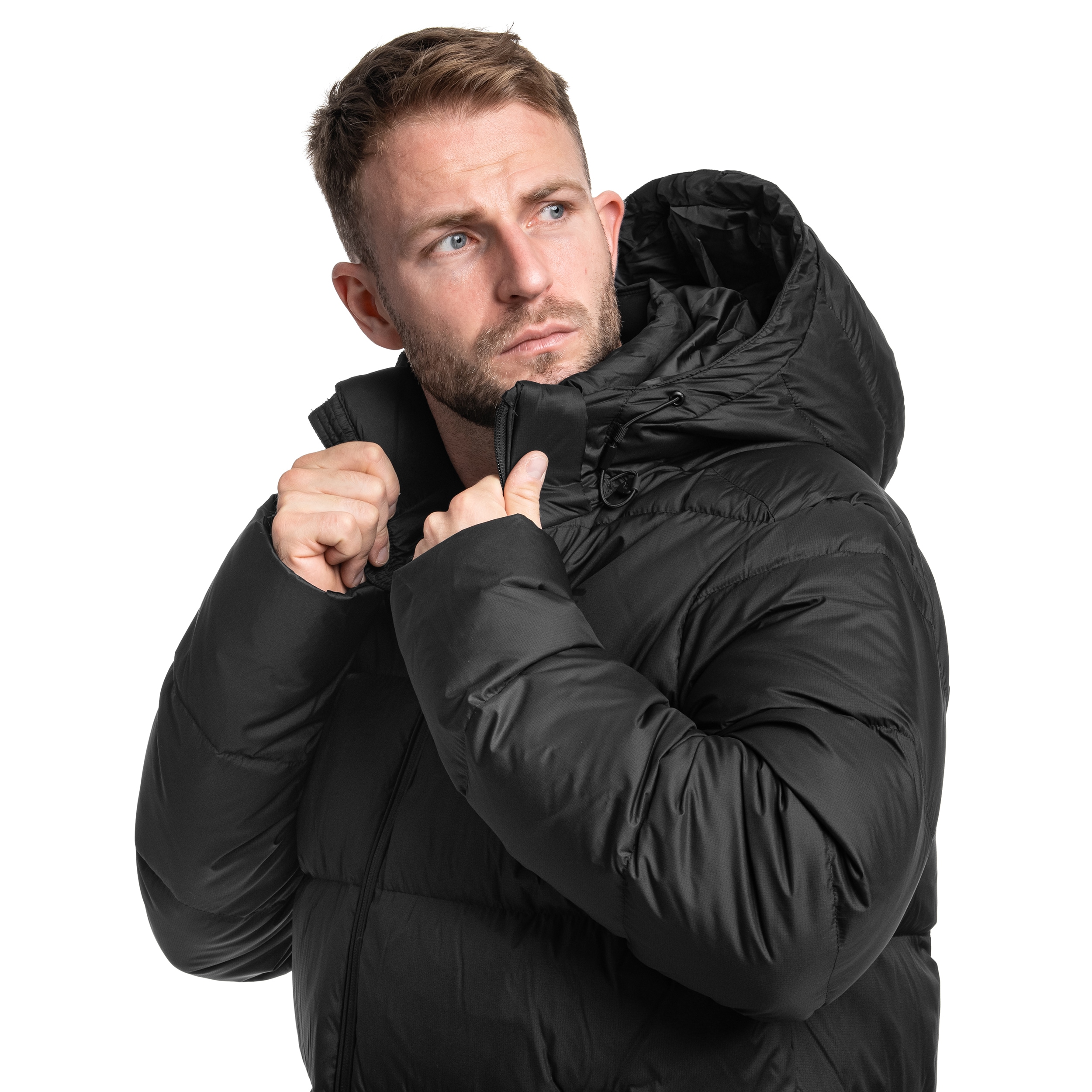 4F M513 Down Jacket - Deep Black