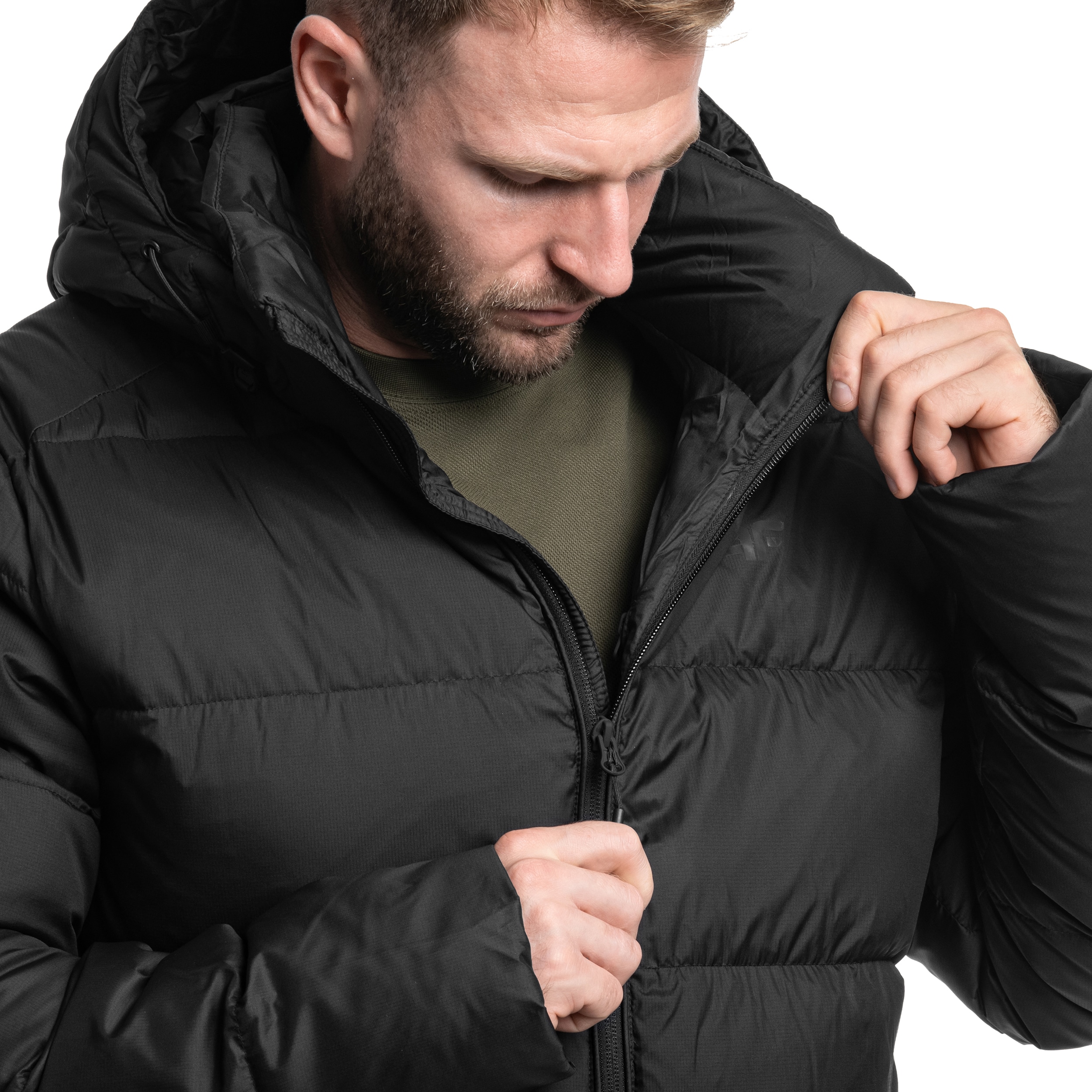 4F M513 Down Jacket - Deep Black