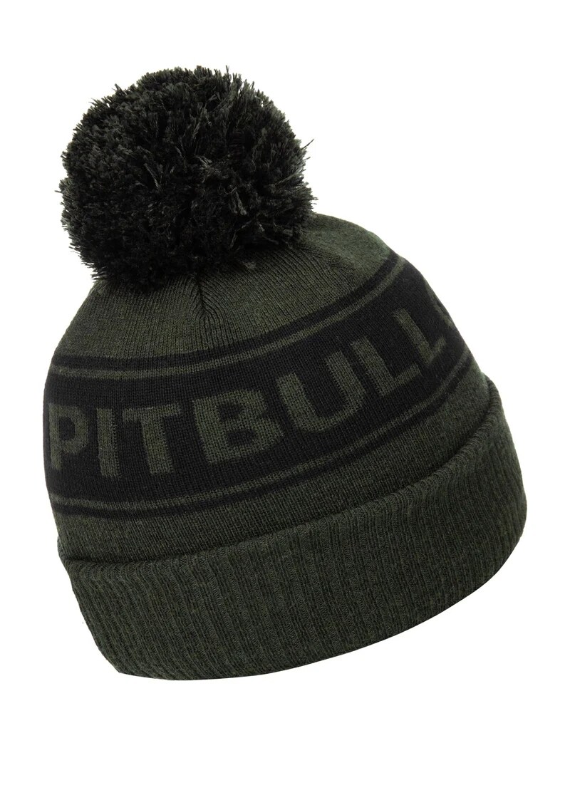 Pitbull West Coast Vermel Winter Beanie - Olive/Black